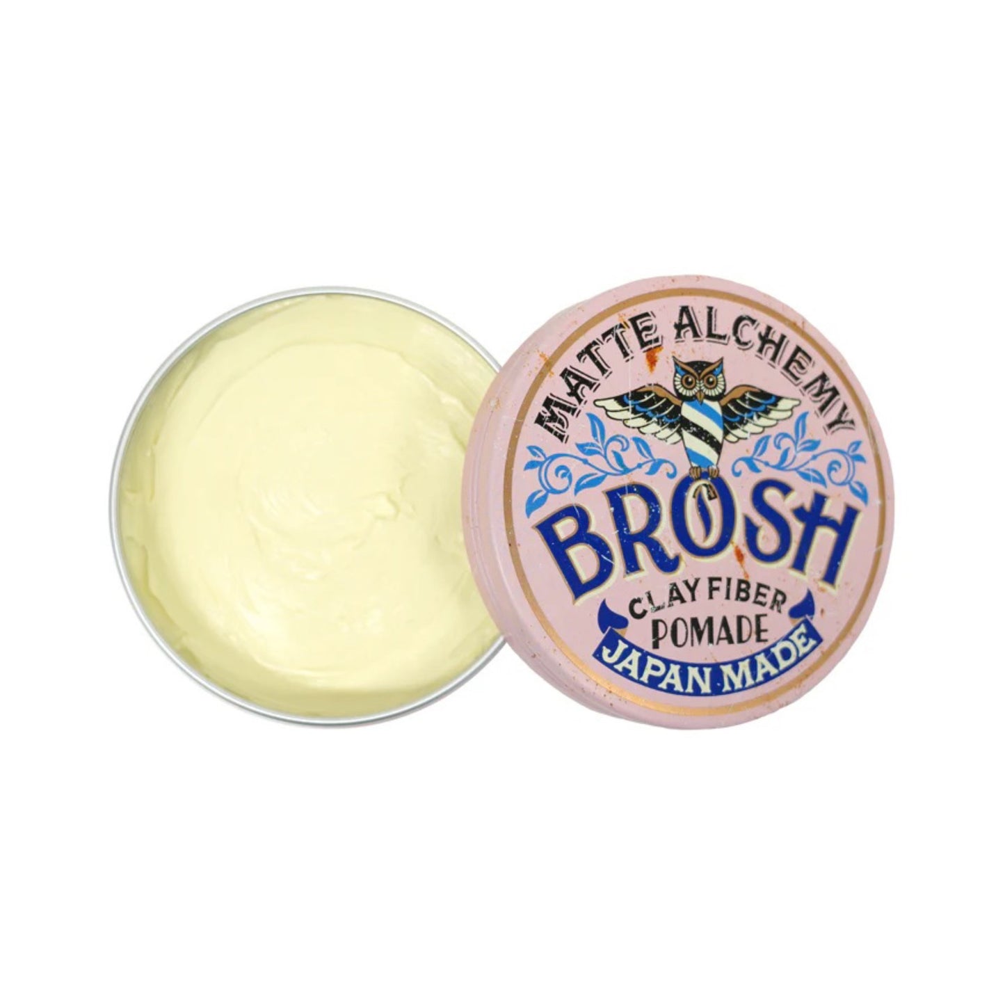 Brosh Matte Alchemy Clay FIber Pomade Tin
