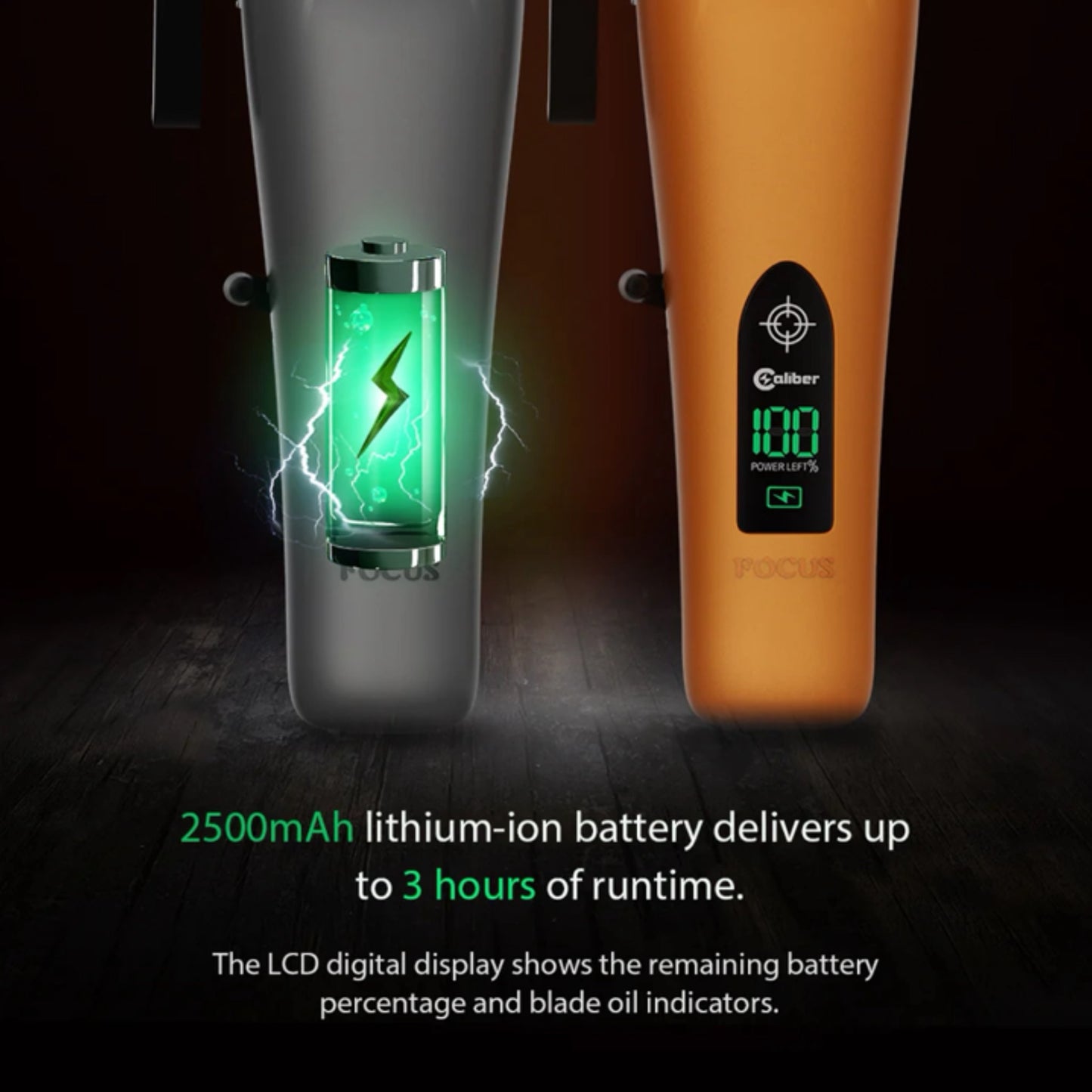Caliber Focus Clipper Battery