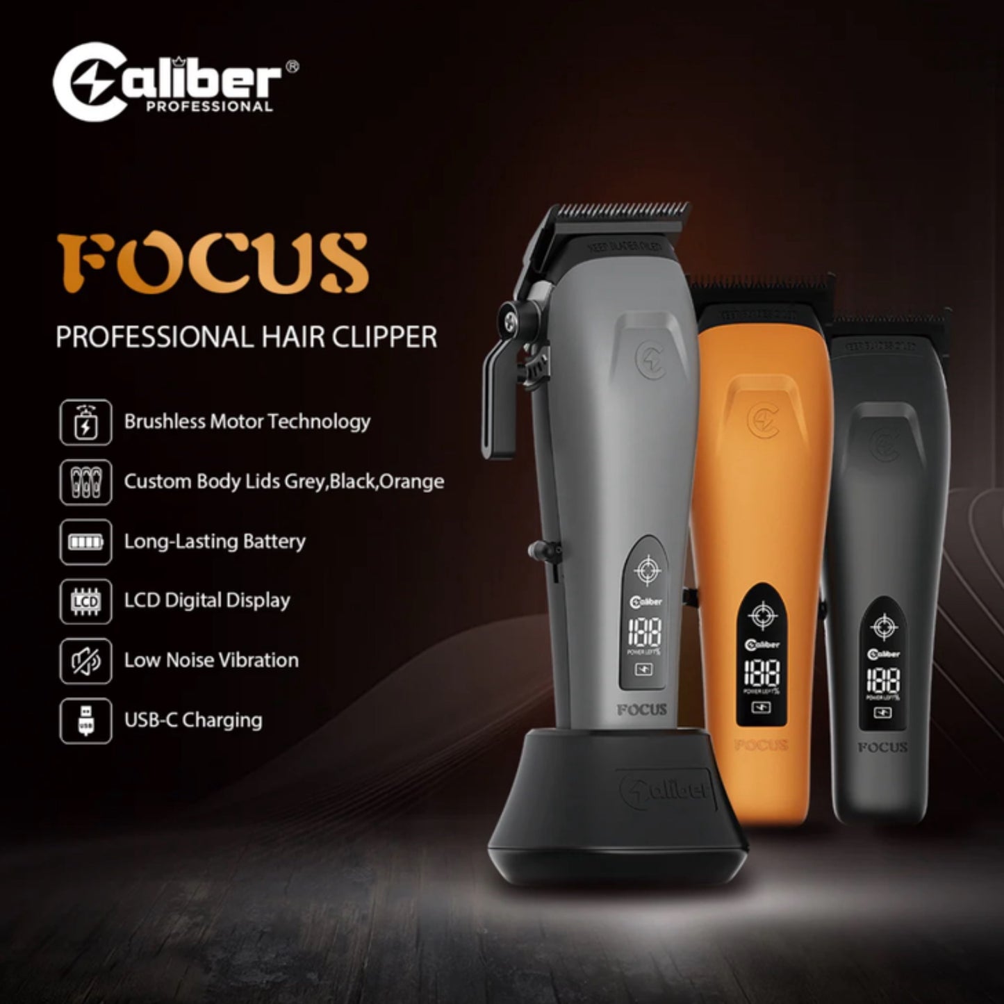 Caliber Focus Hair Clipper Information
