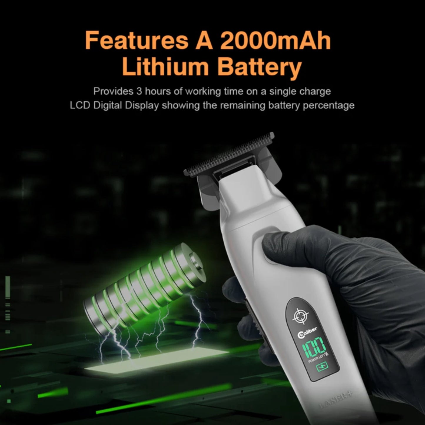 Caliber Laser+ Hair Trimmer Battery