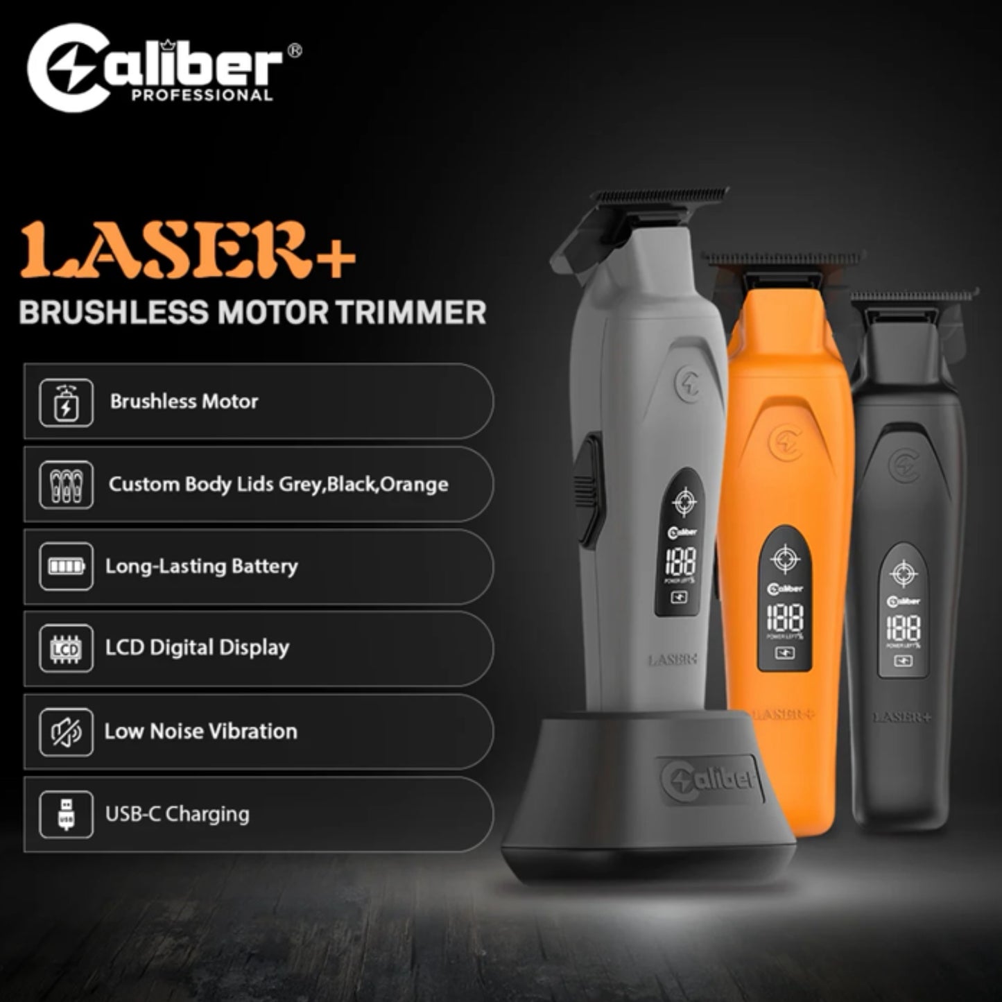 Caliber Laser+ Hair Trimmer Information