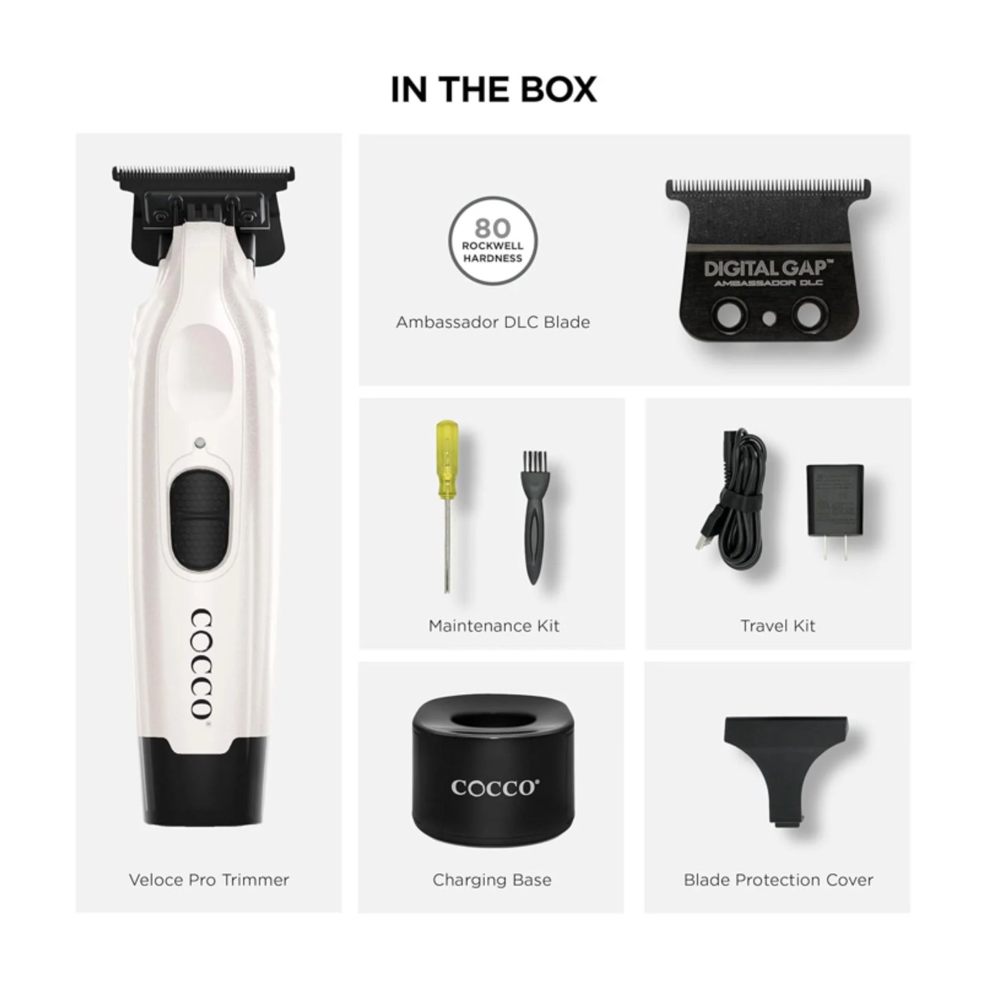 Cocco Veloce Pro Trimmer Pearl White Kit
