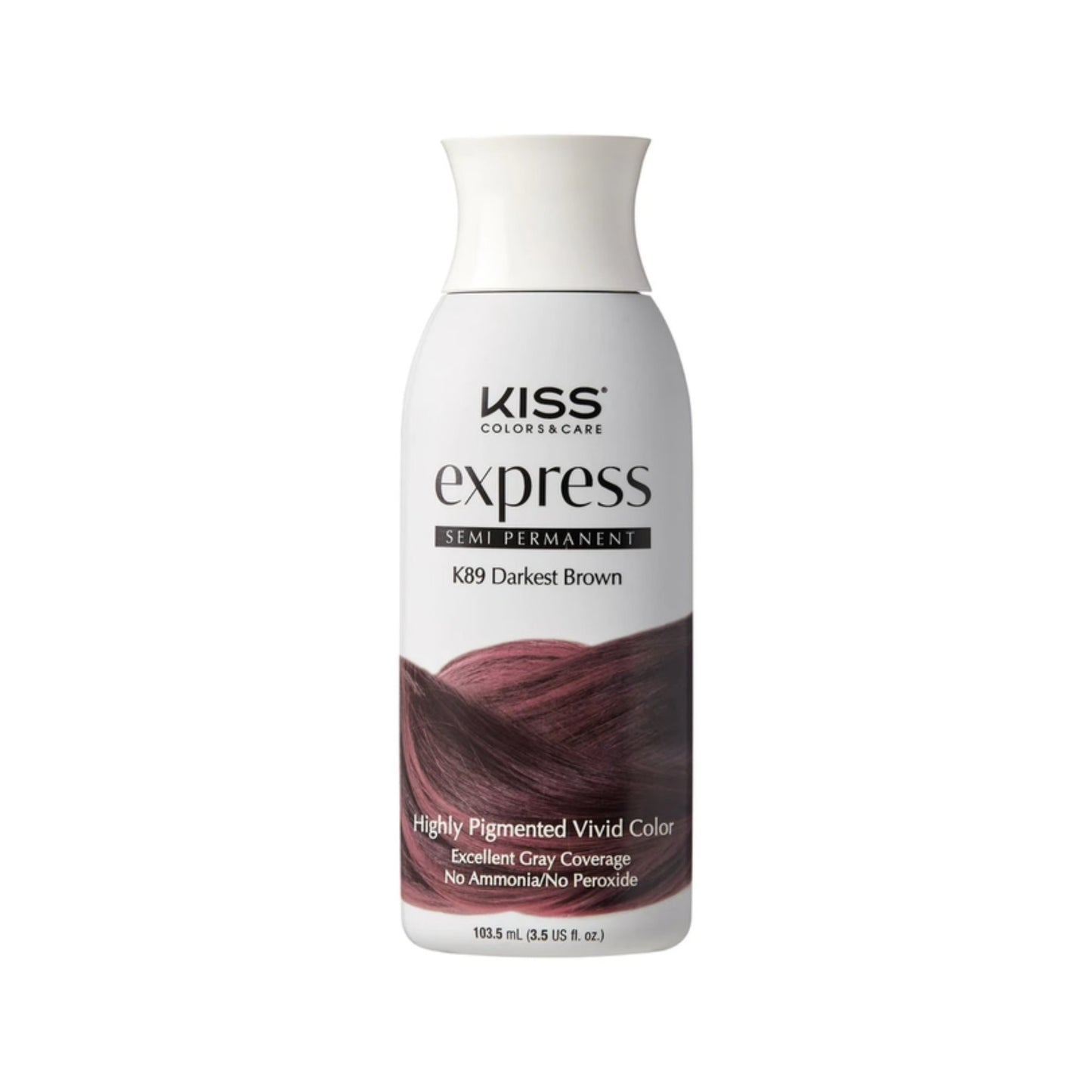 Kiss Express K89 Darkest Brown Semi Permanent Hair Color