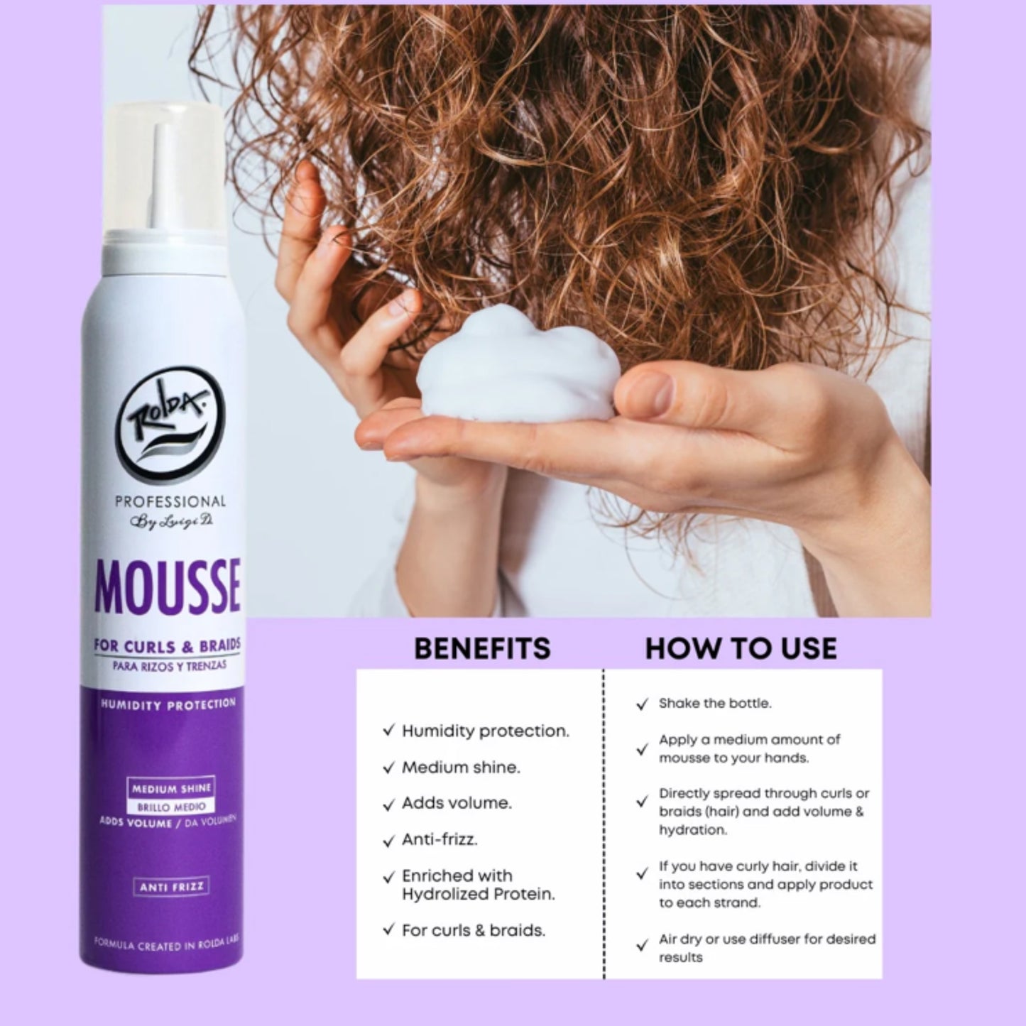 Rolda Hair Mousse Benefits