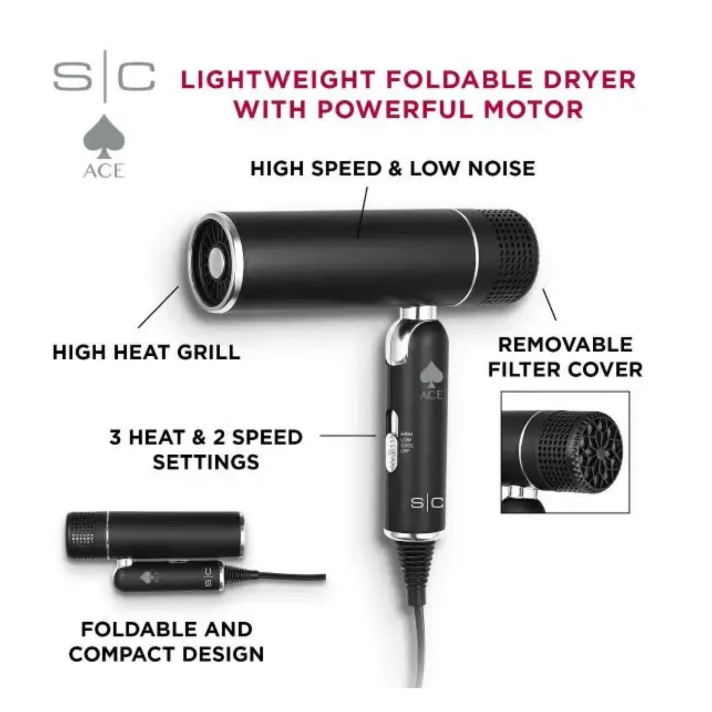 Stylecraft Ace Hair Blow Dryer Information