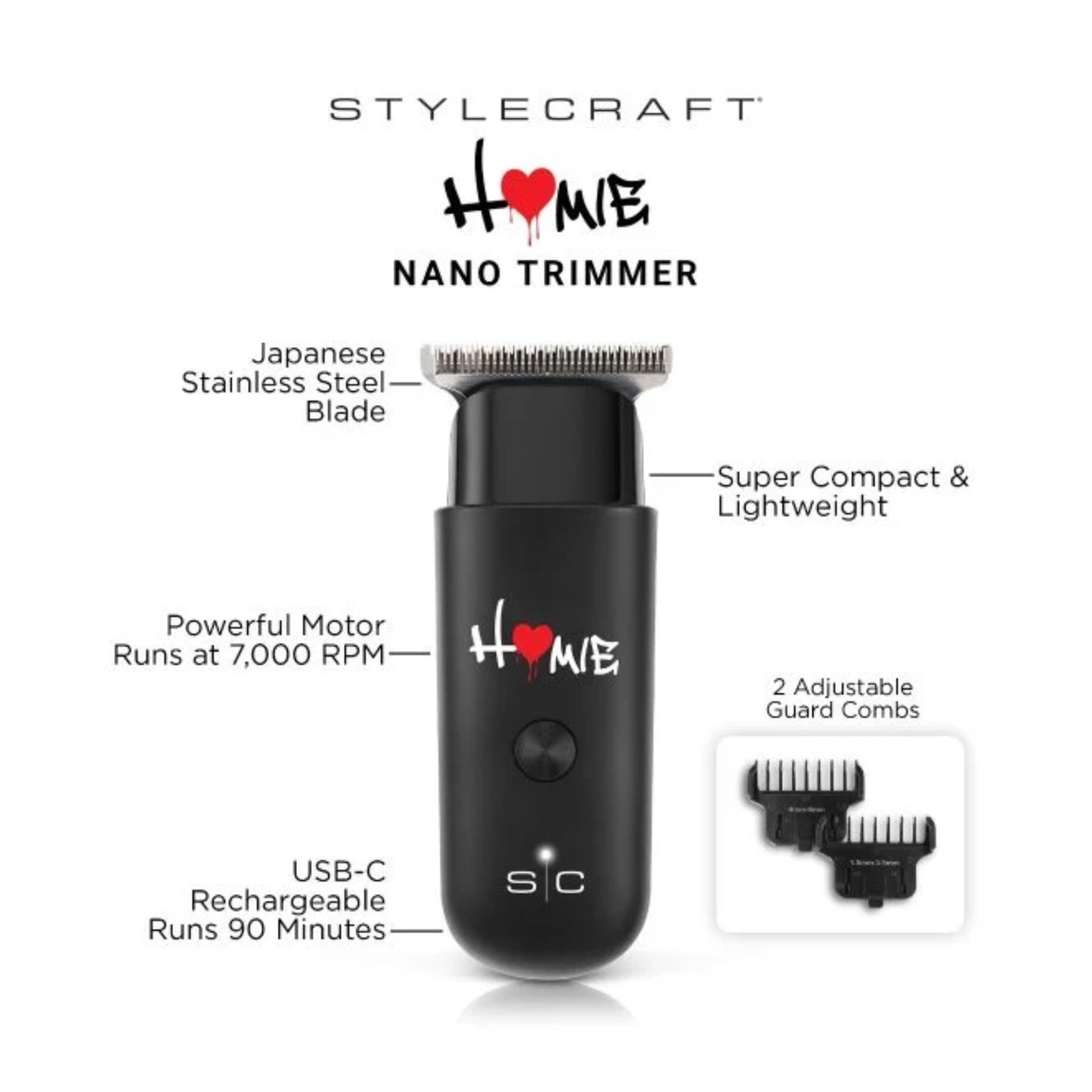 Stylecraft Homie Nano Trimmer Information
