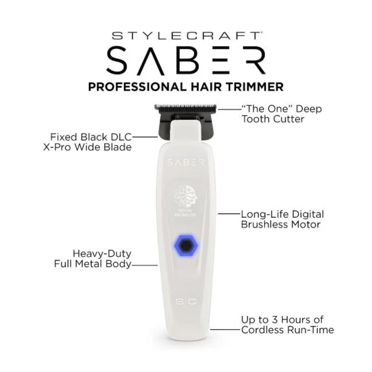 Stylecraft Saber White Trimmer Information