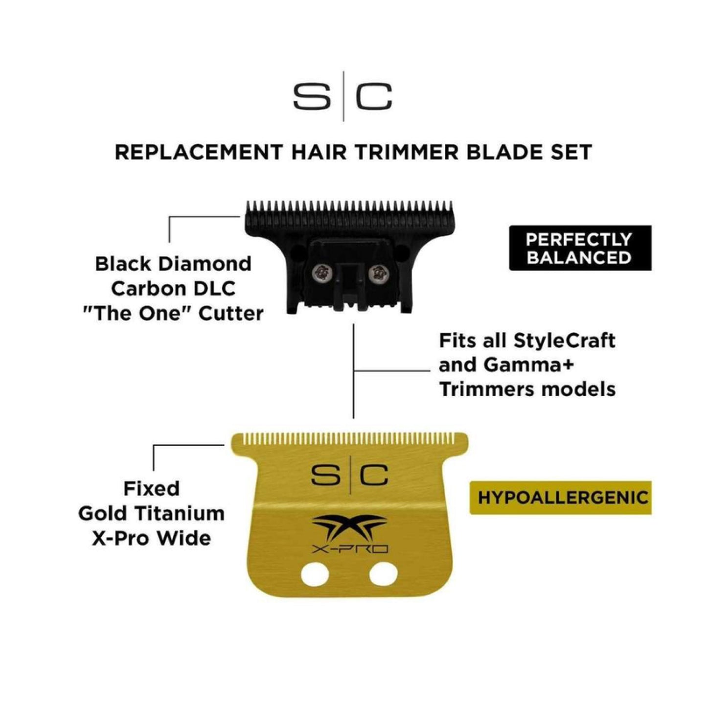 Stylecraft Wide X Pro the one blade set