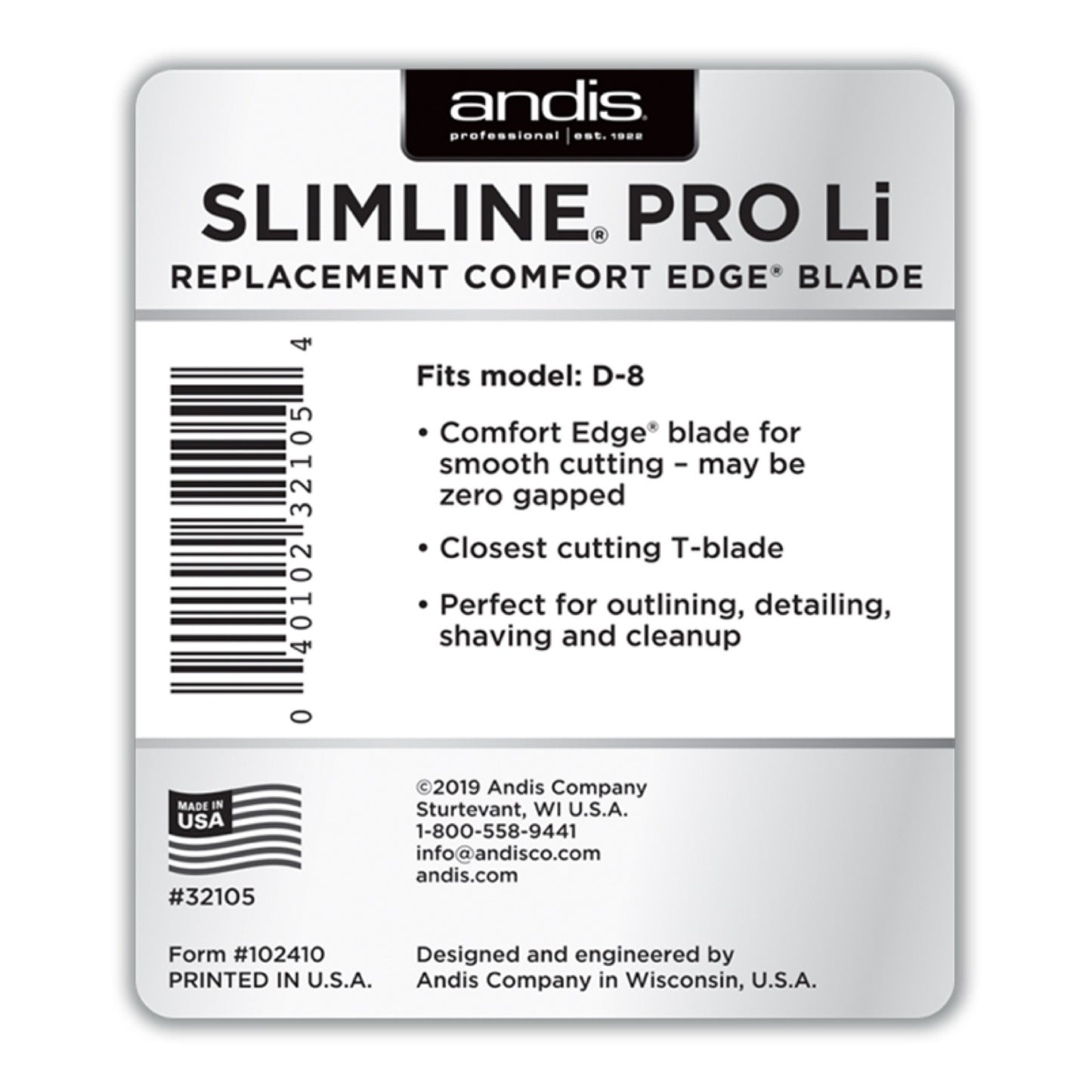 Andis Slimline Pro Li Replacement Blade