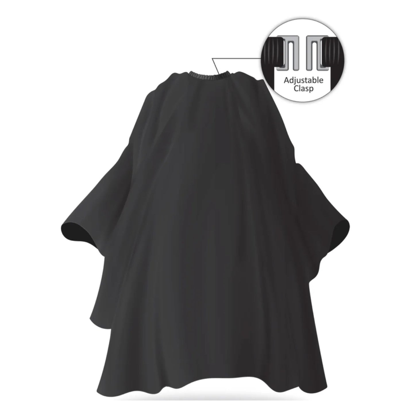 Black Ice Barber Cape Clasp