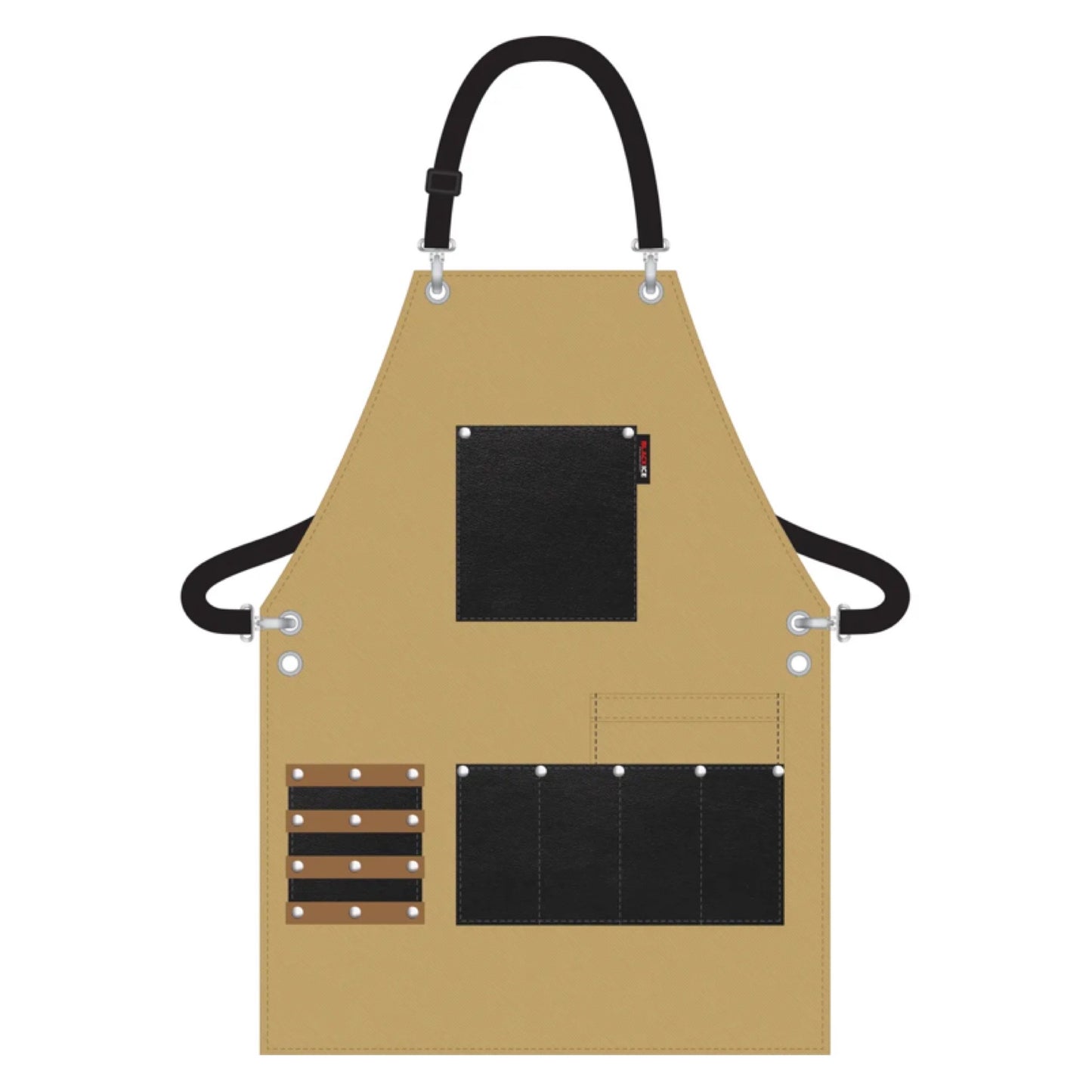 Black Ice Premium Tan Barber Apron