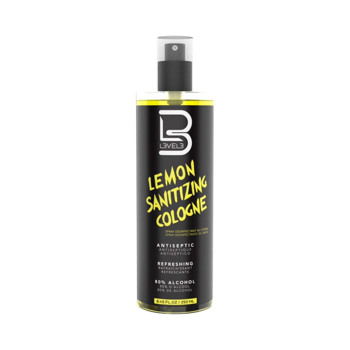 L3VEL3 Lemon Sanitizing Cologne Spray
