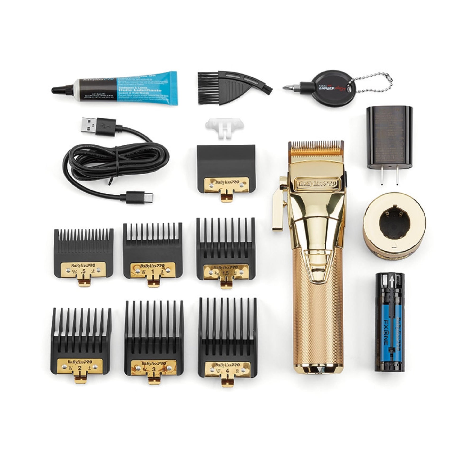 BabylissPRO FXONE Gold Clipper Kit