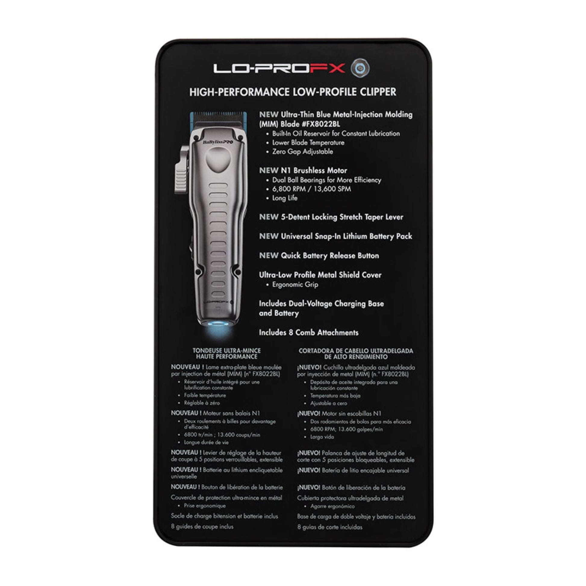 BabylissPRO FXONE Lo Pro FX Clipper Info