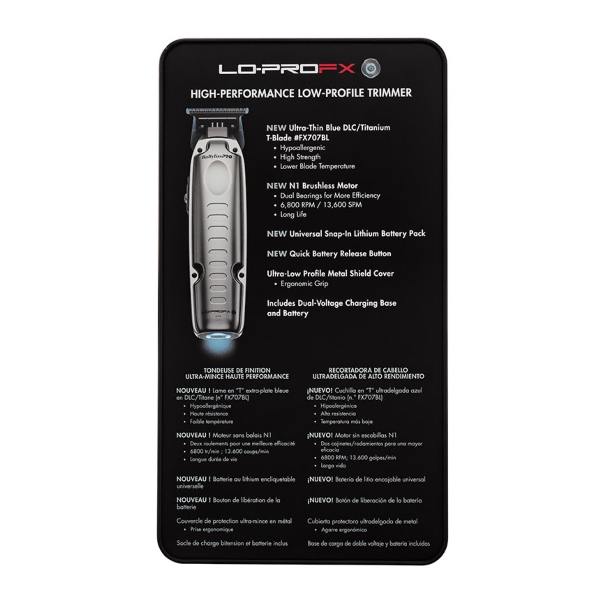 BabylissPRO FXONE Lo ProFX Trimmer Info