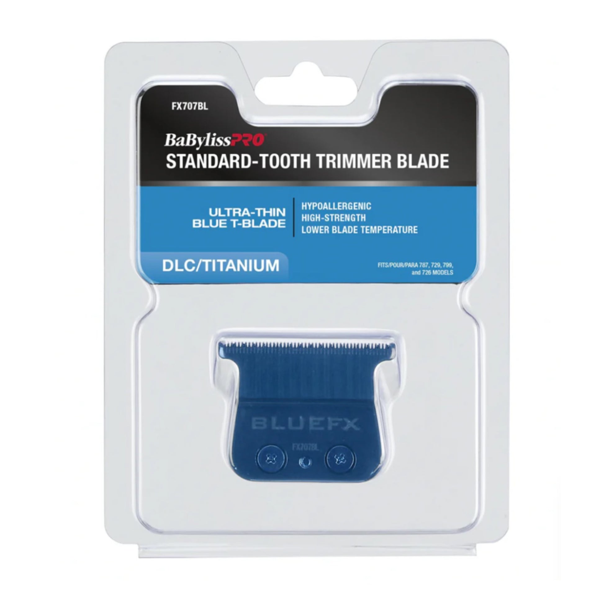 BabylissPro Blue Titanium Standard Tooth T Blade