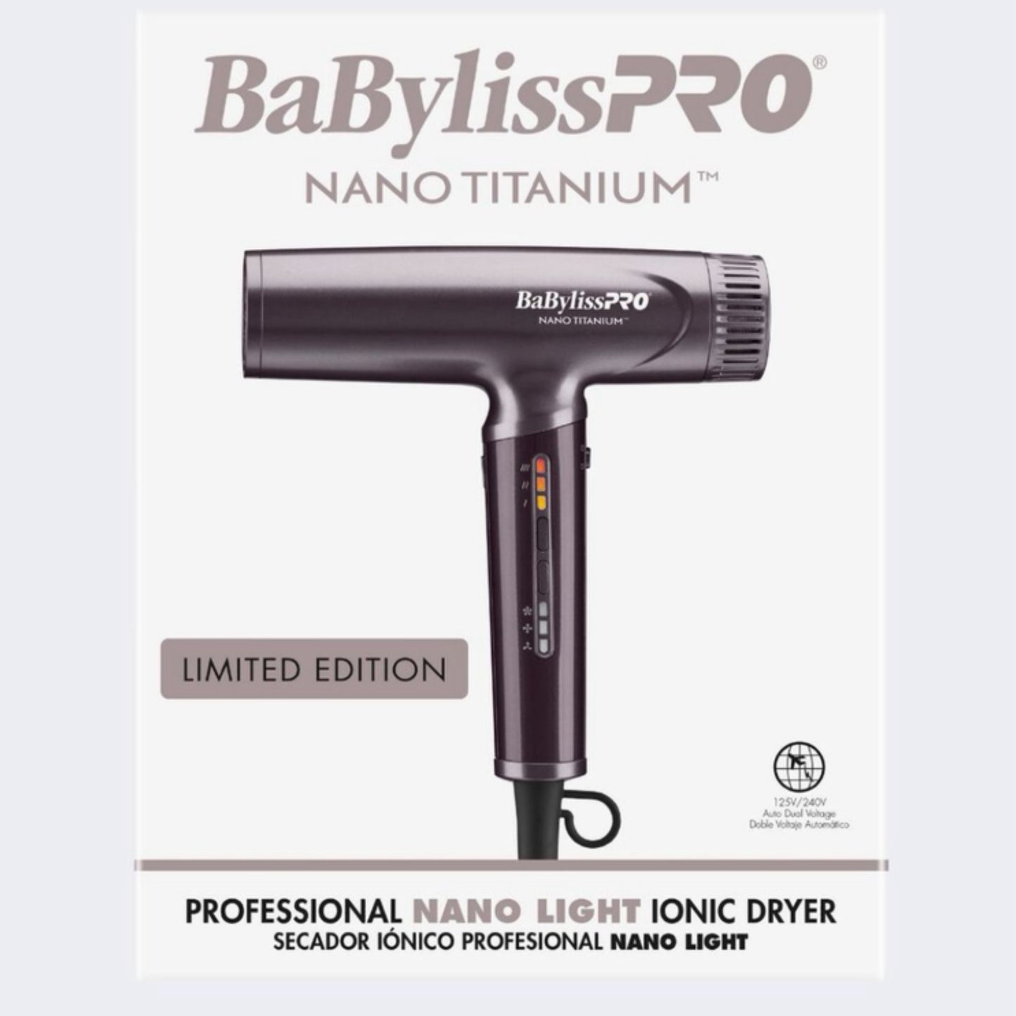 BabylissPro Nightfall Nano Titanium Hair Dryer 
