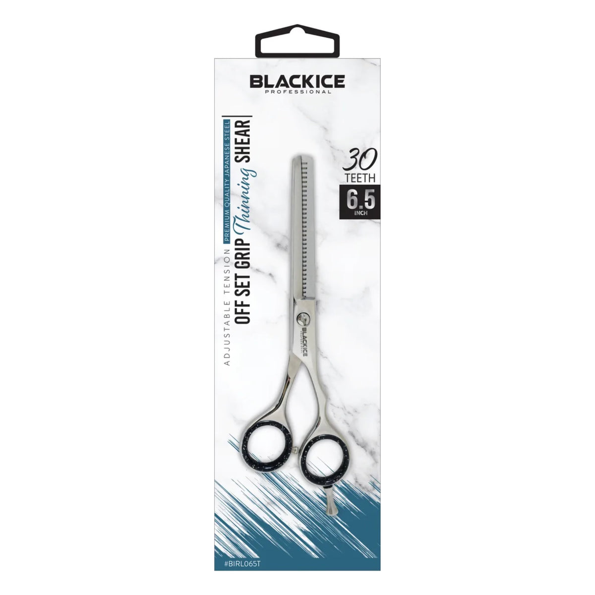 Offshears Backline Black Ice 6.5 Inch Off Set Grip Thinning Shear – Royal Barber Supply