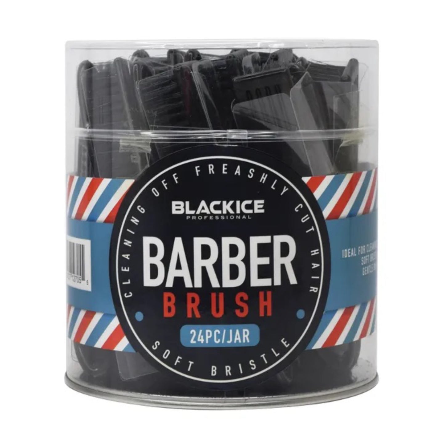 Black Ice Barber Brush 24pc