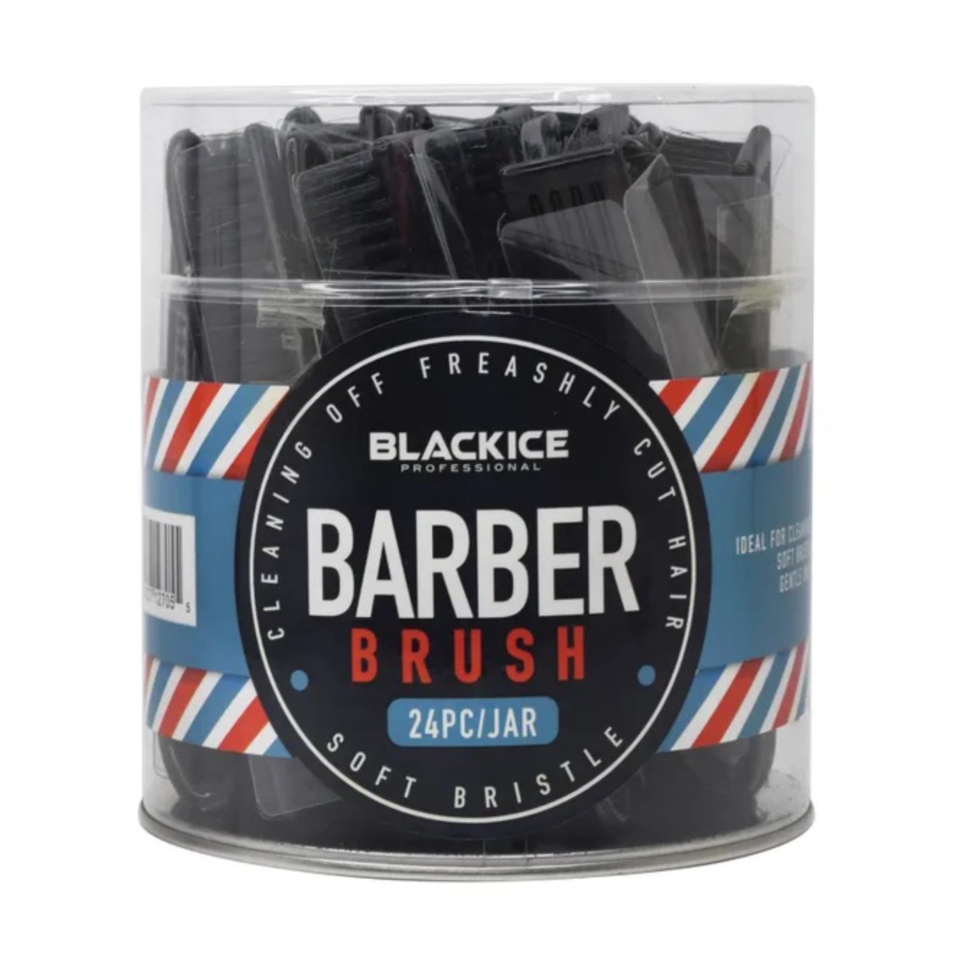 Black Ice Barber Brush 24pc