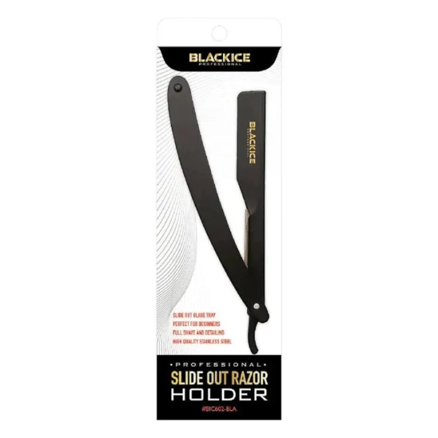 Black Ice Black Slide Out Razor Holder