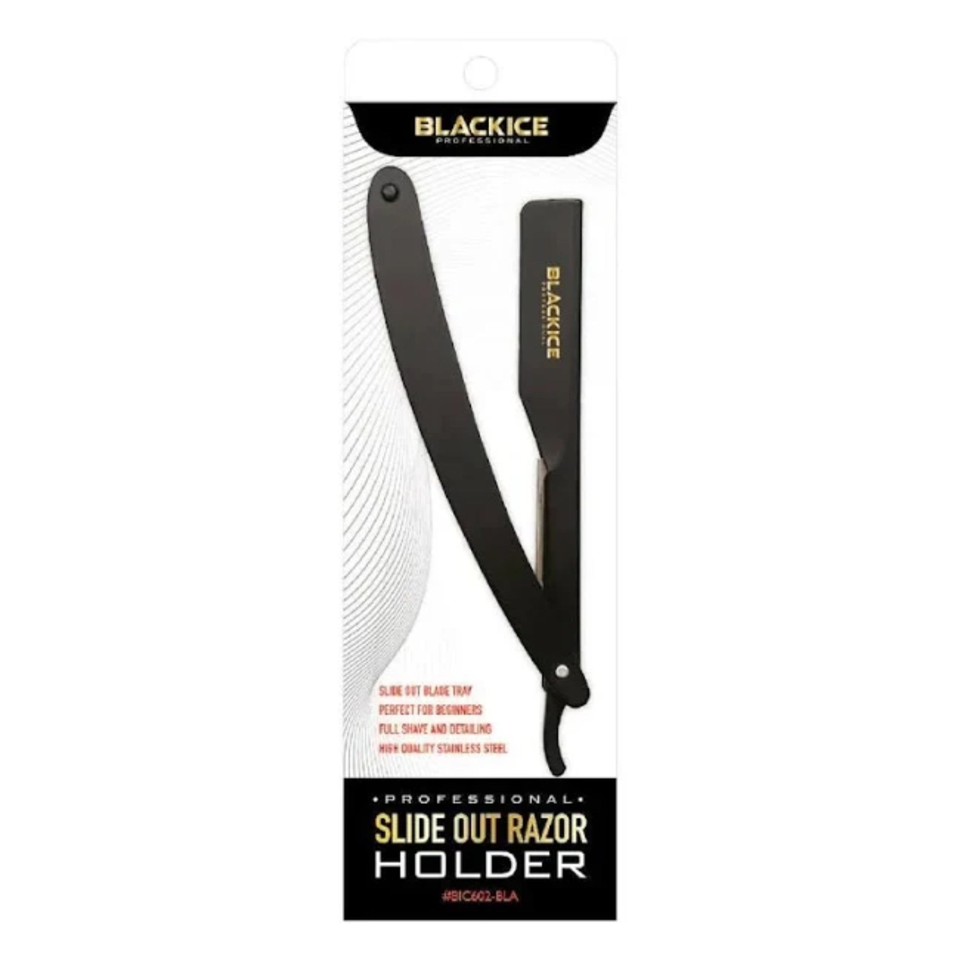 Black Ice Black Slide Out Razor Holder