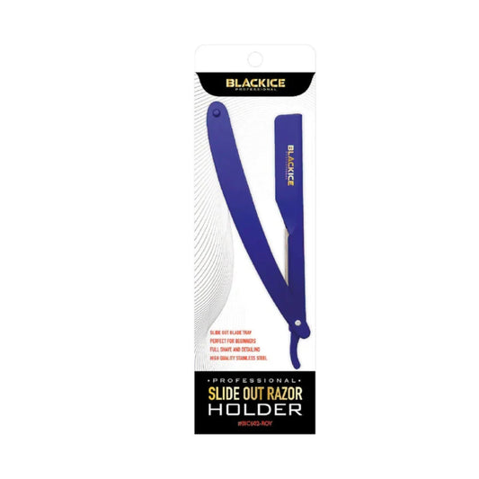 Black Ice Royal Blue Slide Out Razor Holder