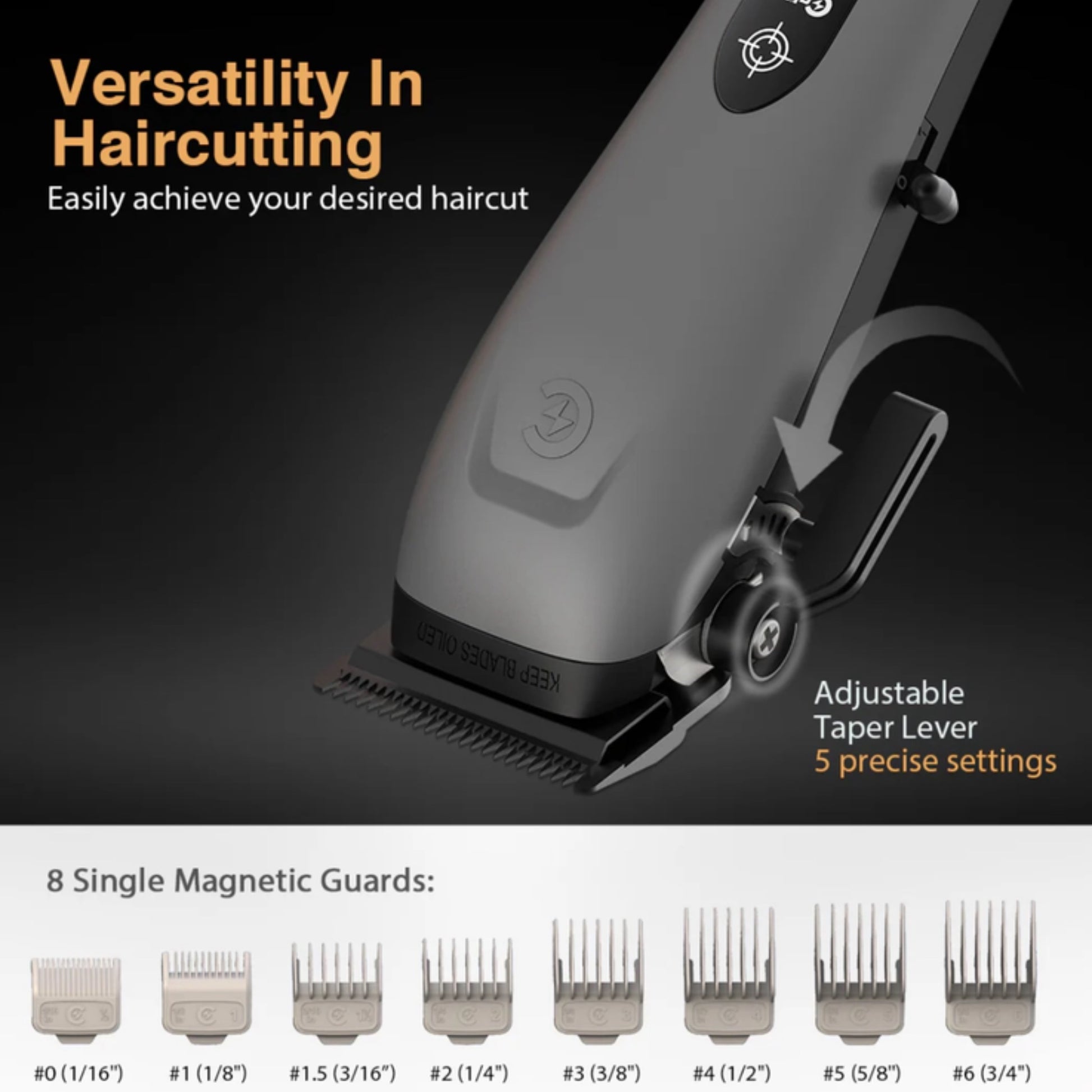 Caliber Focus Clipper Magnetic Guards