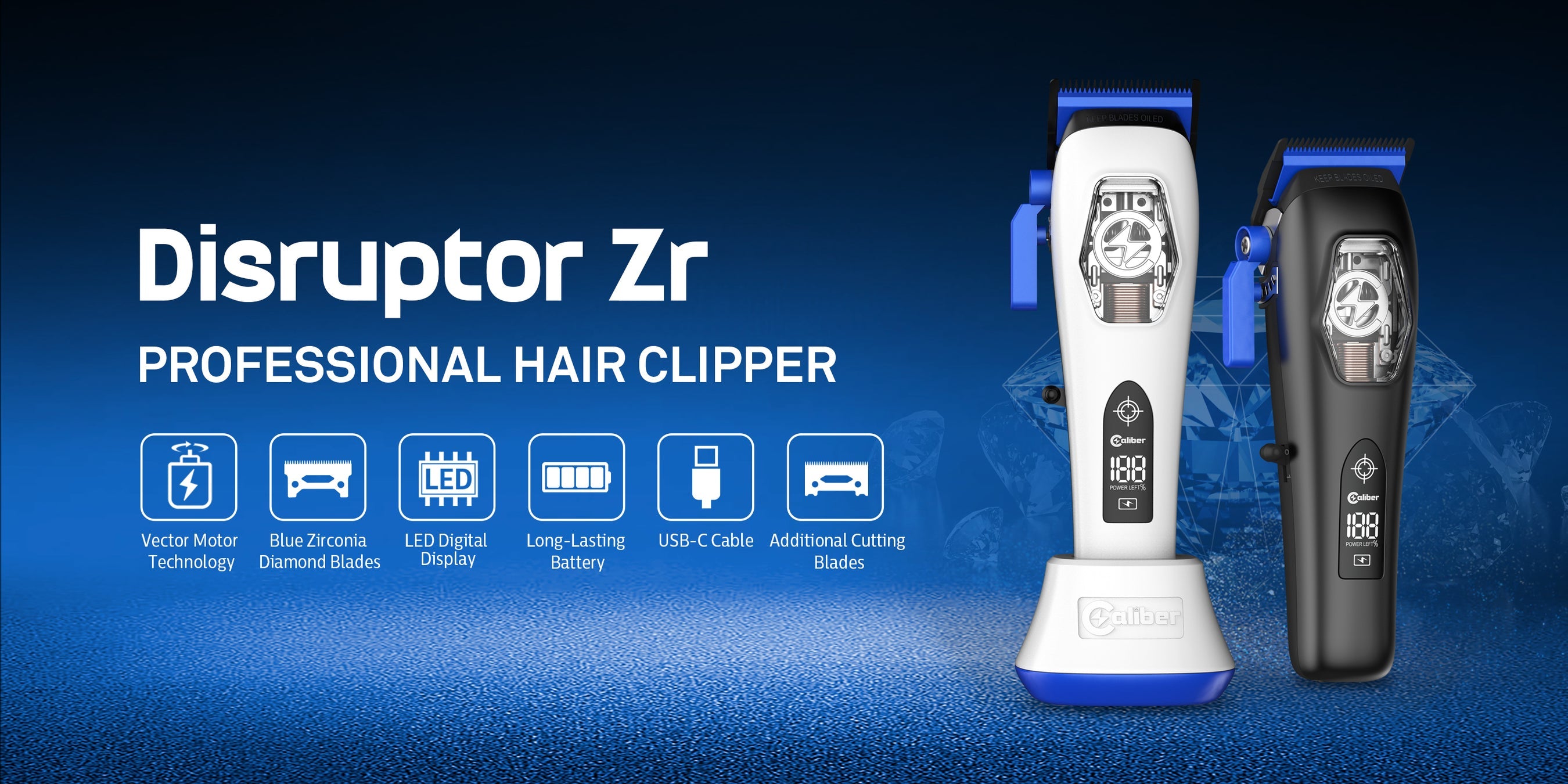 Caliber ZR Disruptor Clipper Banner