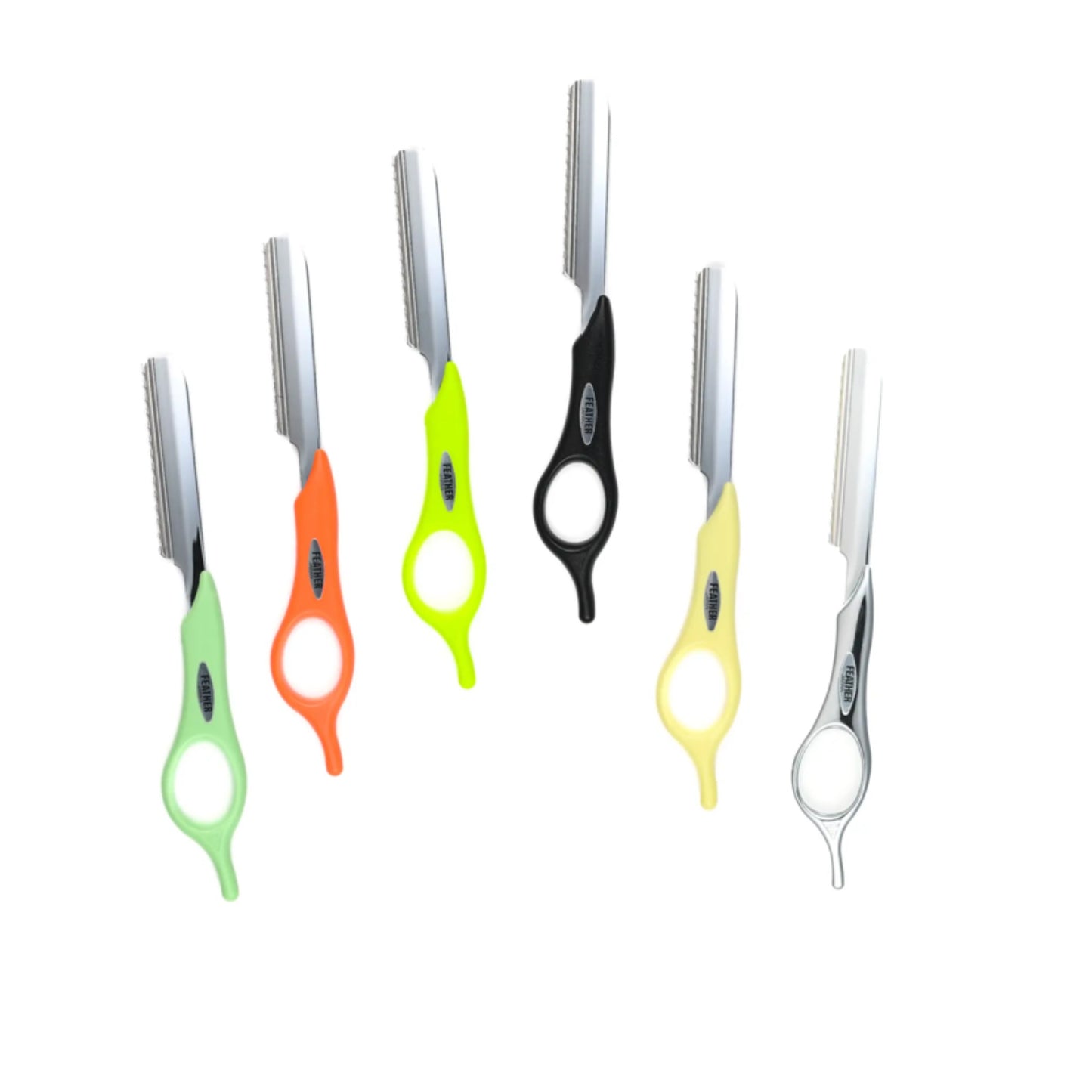 Feather Detail Styling Razor Short Handle