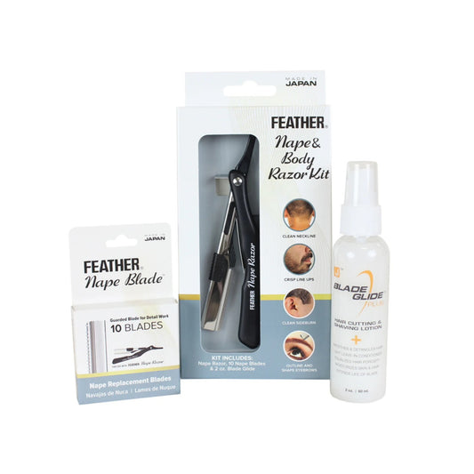 Feather Nape and Body Razor Kit