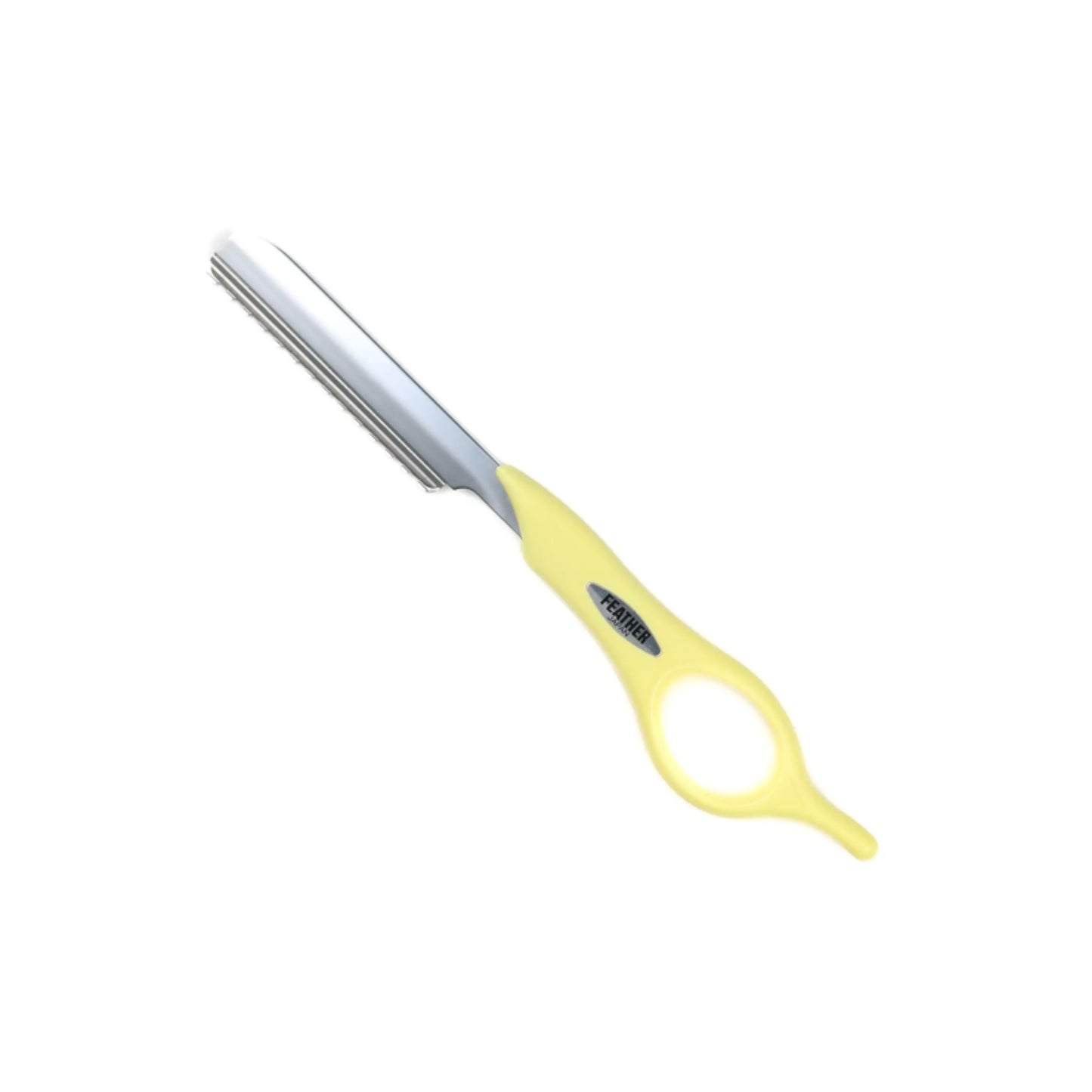 Feather Cream Yellow Detail Styling Razor