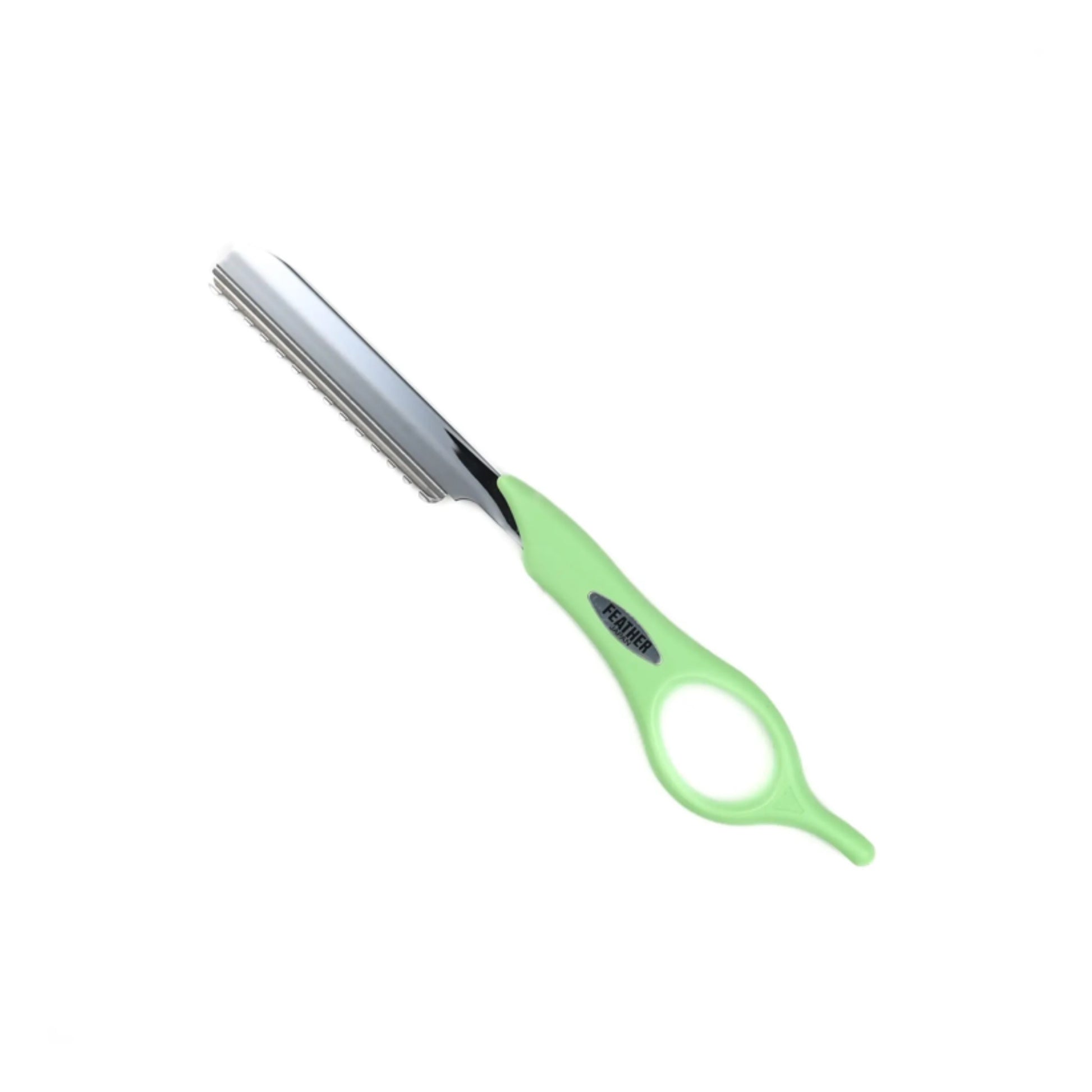 Feather Mint Green Detail Styling Razor