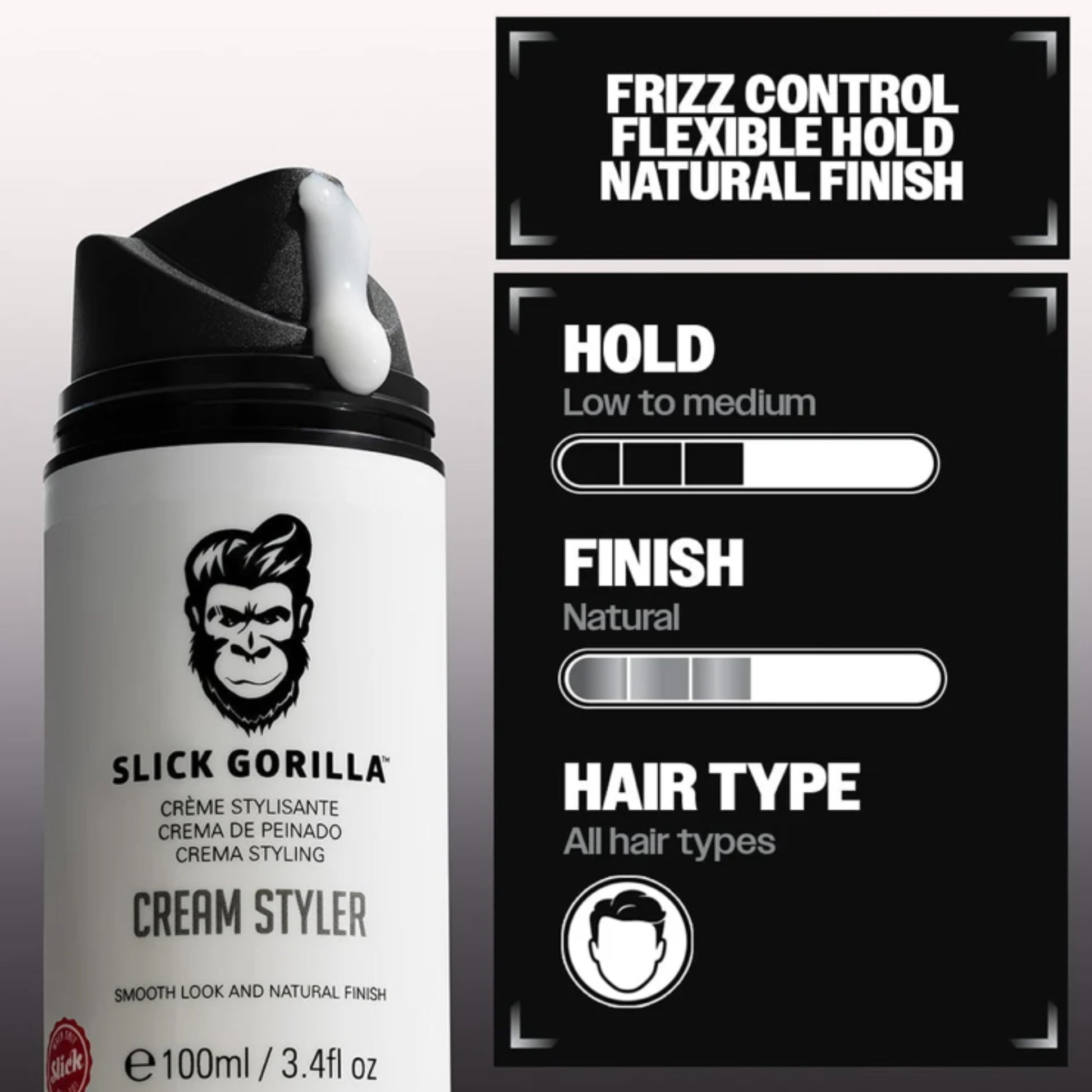 Slick Gorilla Cream Styler Information