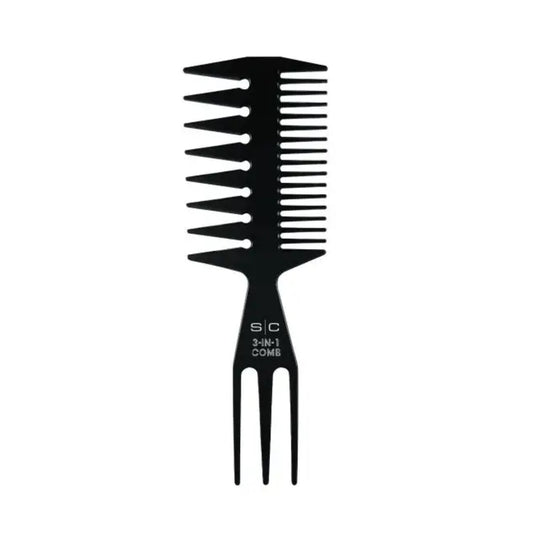 Stylecraft 3 in 1 Wide Texture Fish Tail Comb