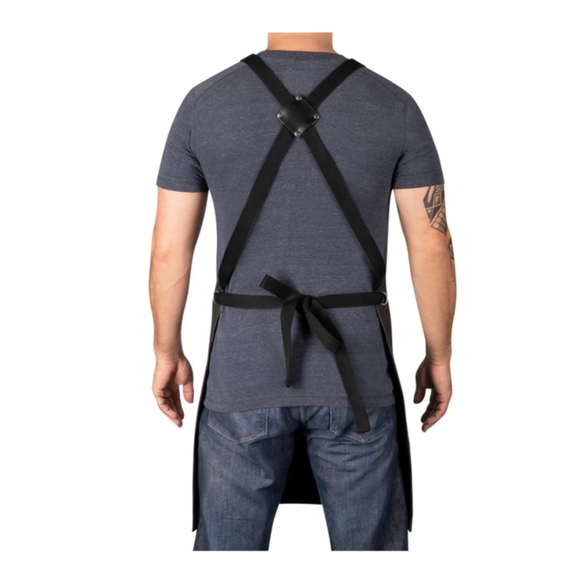 Stylecraft Gamma Black Barber Apron Back