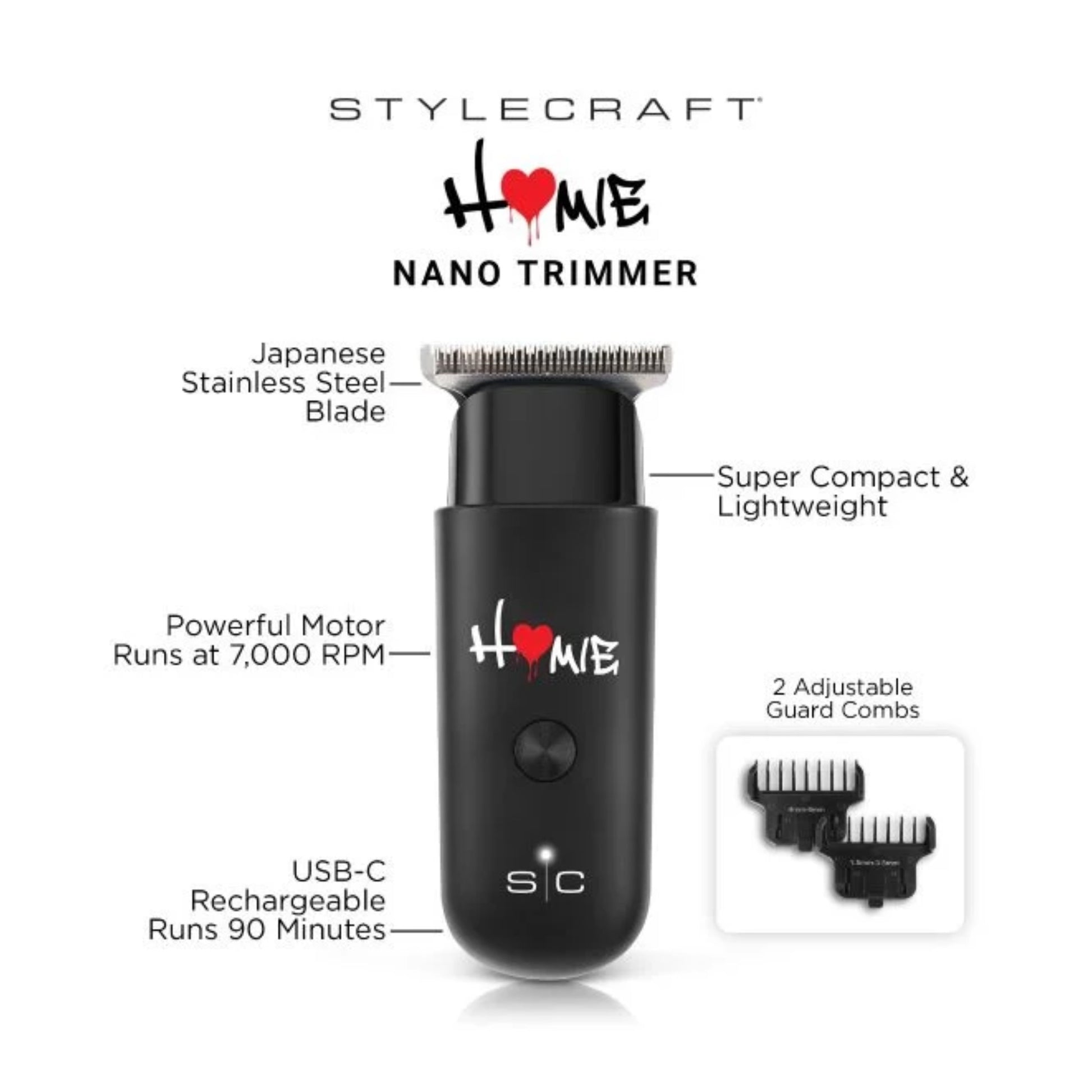 Stylecraft Homie Nano Trimmer Information