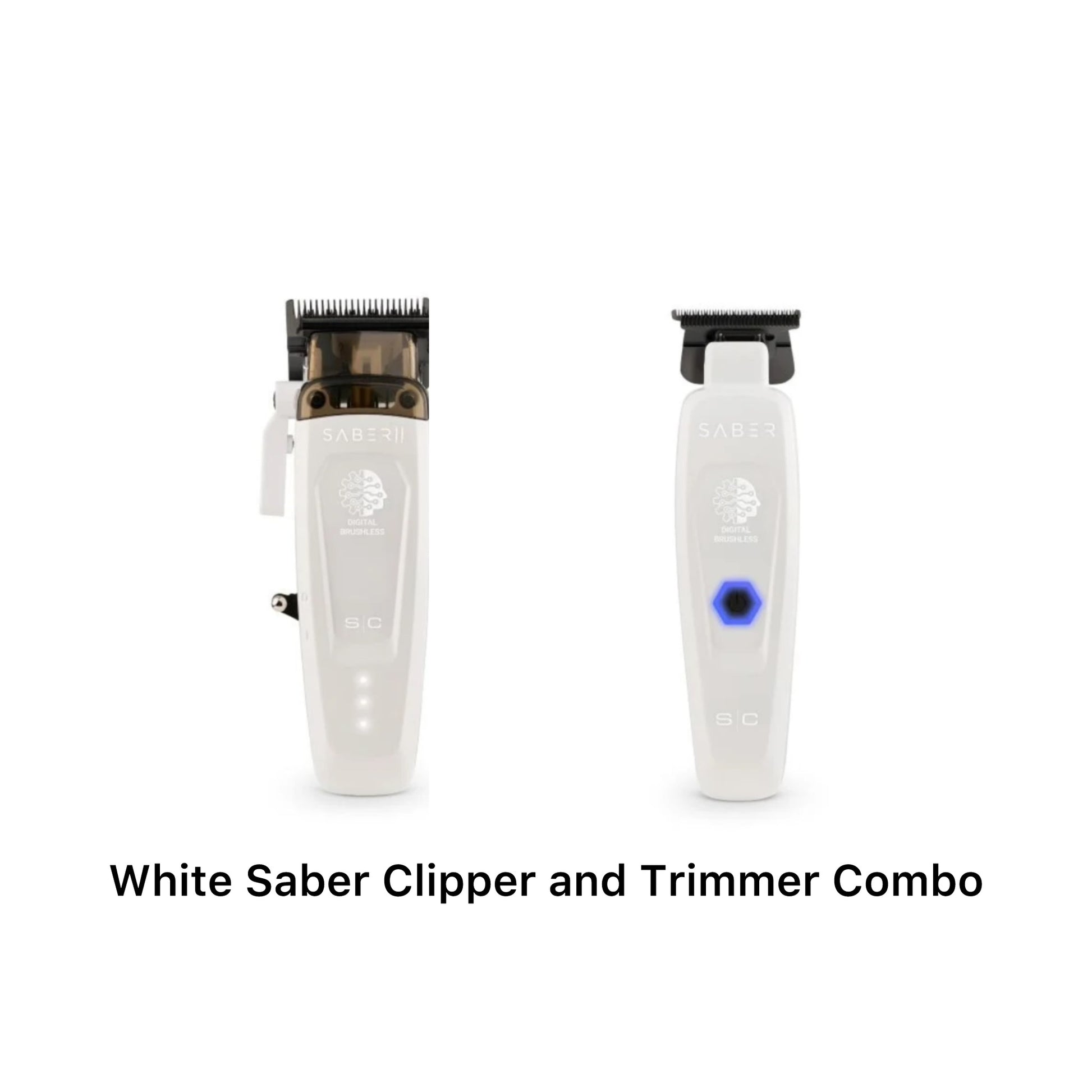 Stylecraft Saber White Clipper and Trimmer Combo