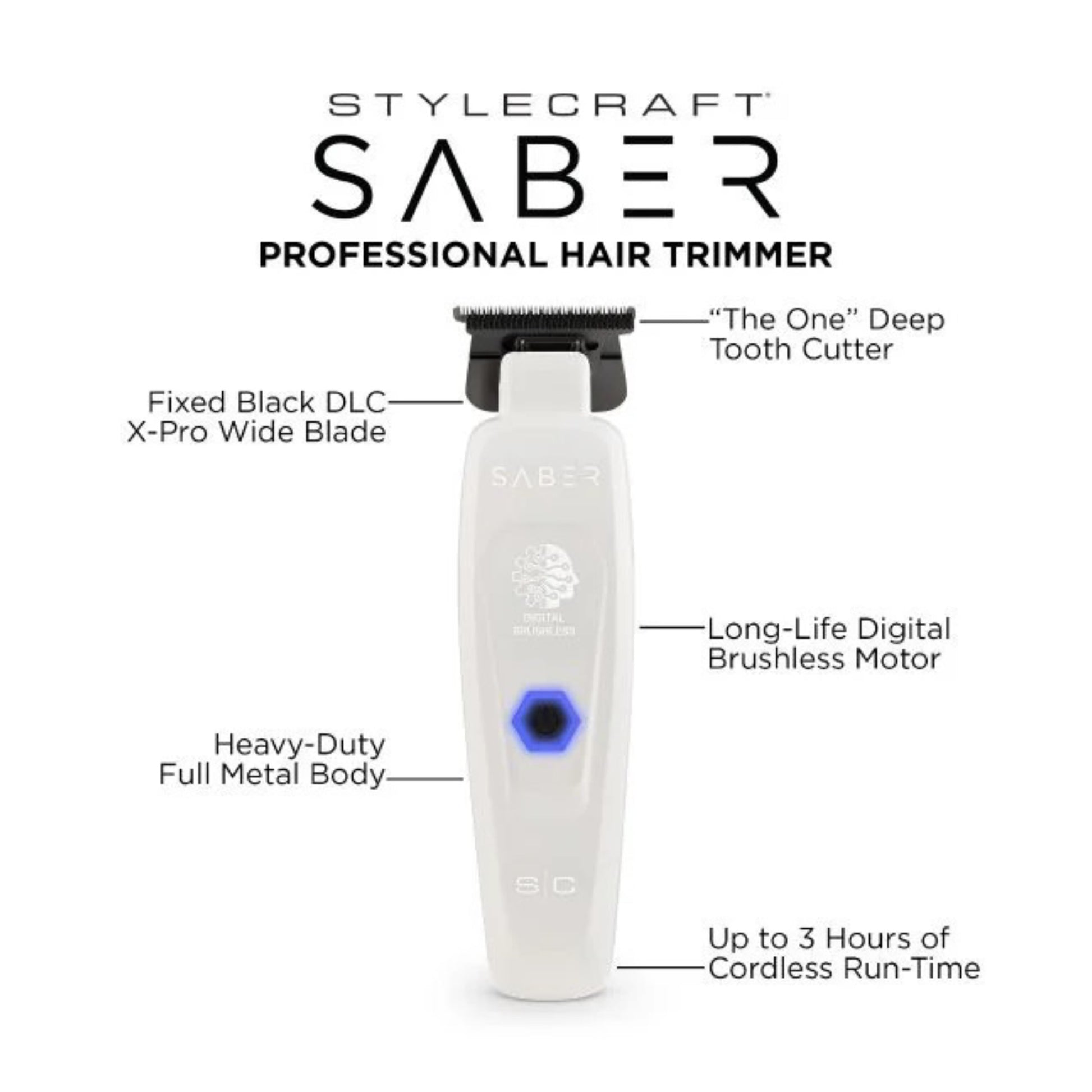 Stylecraft Saber White Trimmer Information