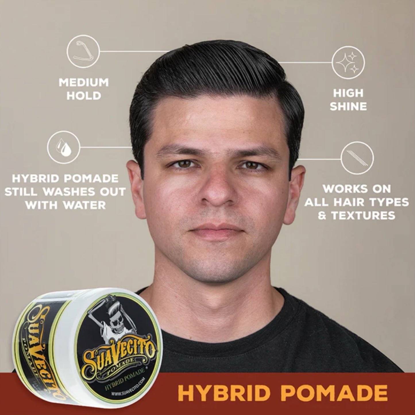 Suavecito Hybrid Pomade Information
