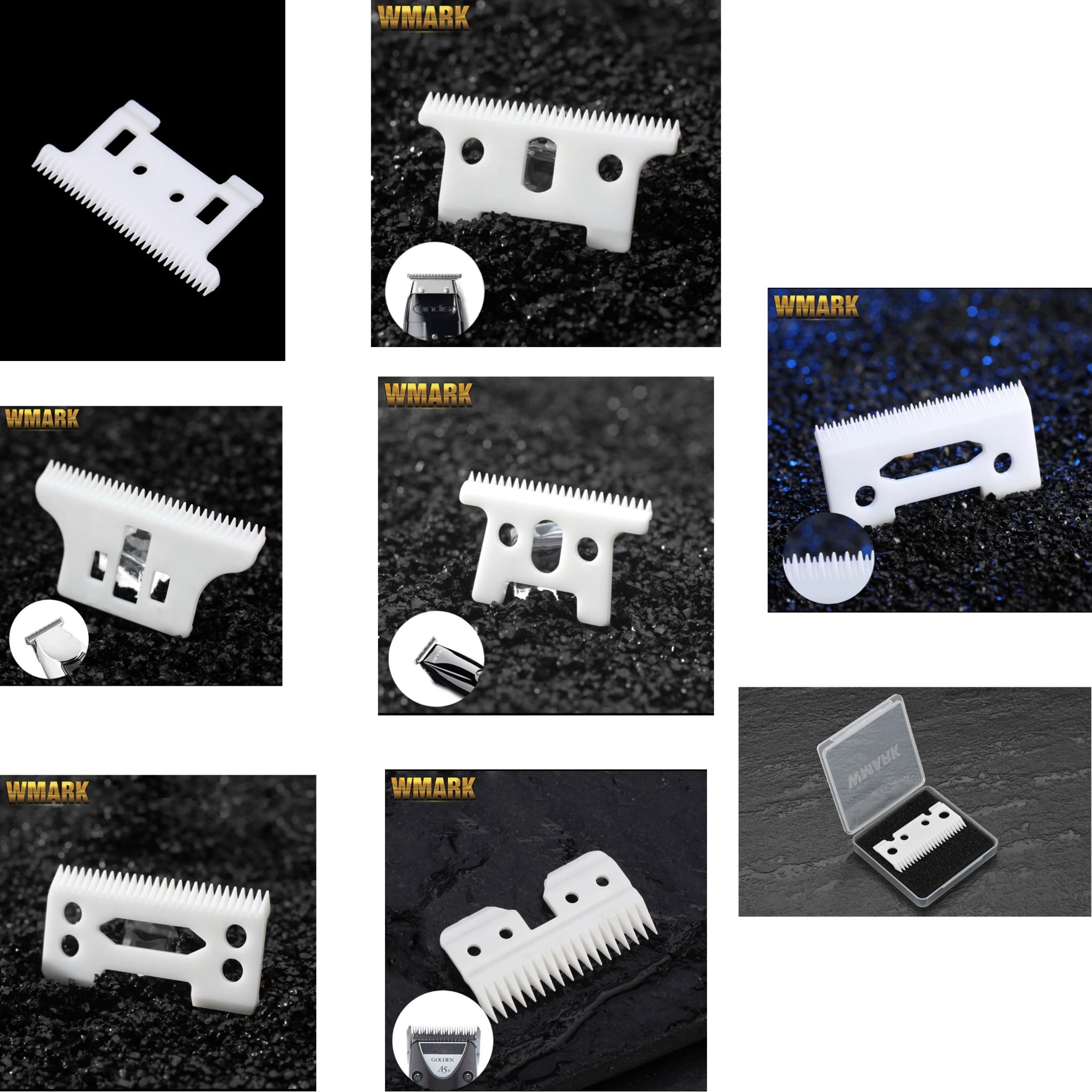 WMARK Ceramic Clipper and Trimmer Blades – Royal Barber Supply