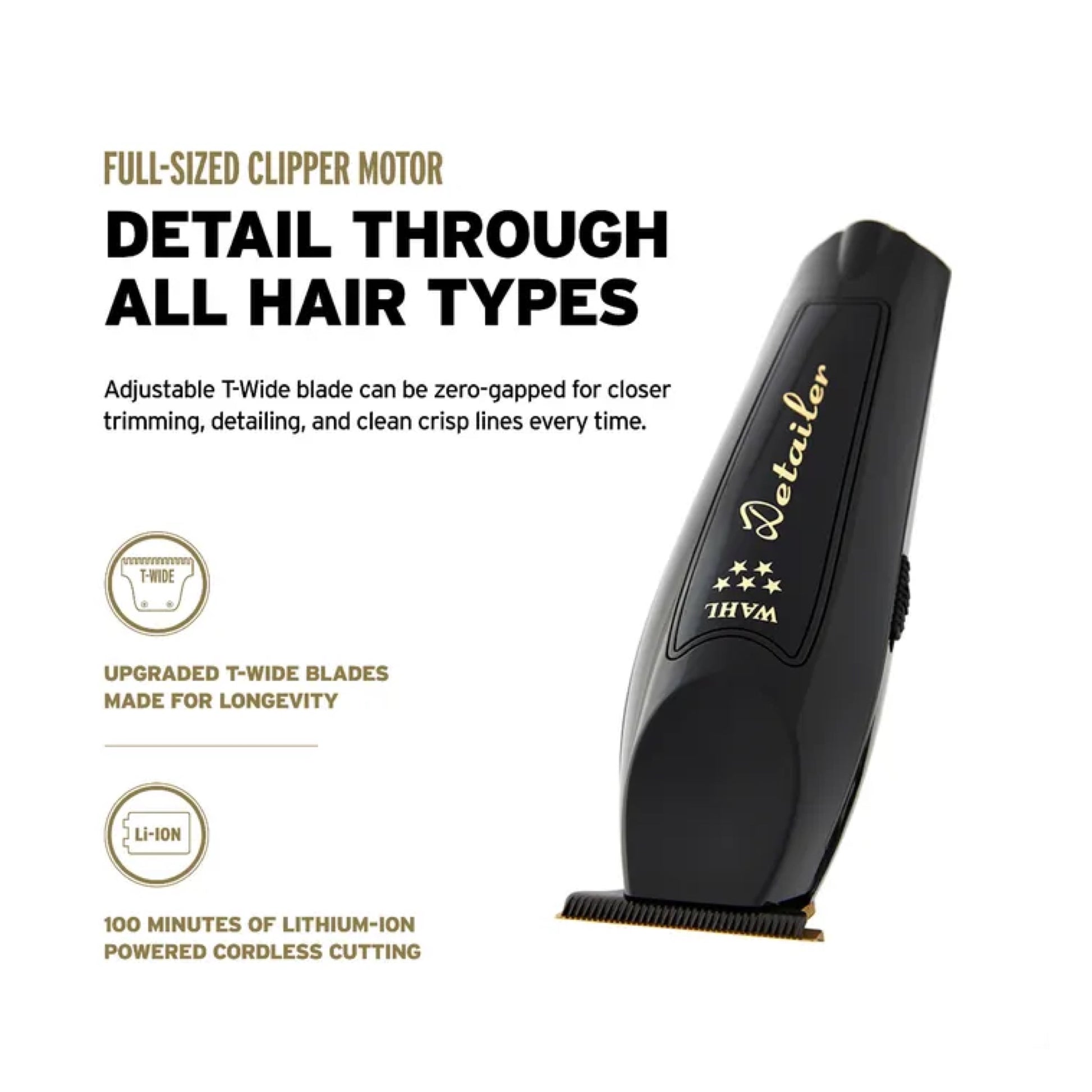 Wahl Black Detailer Details