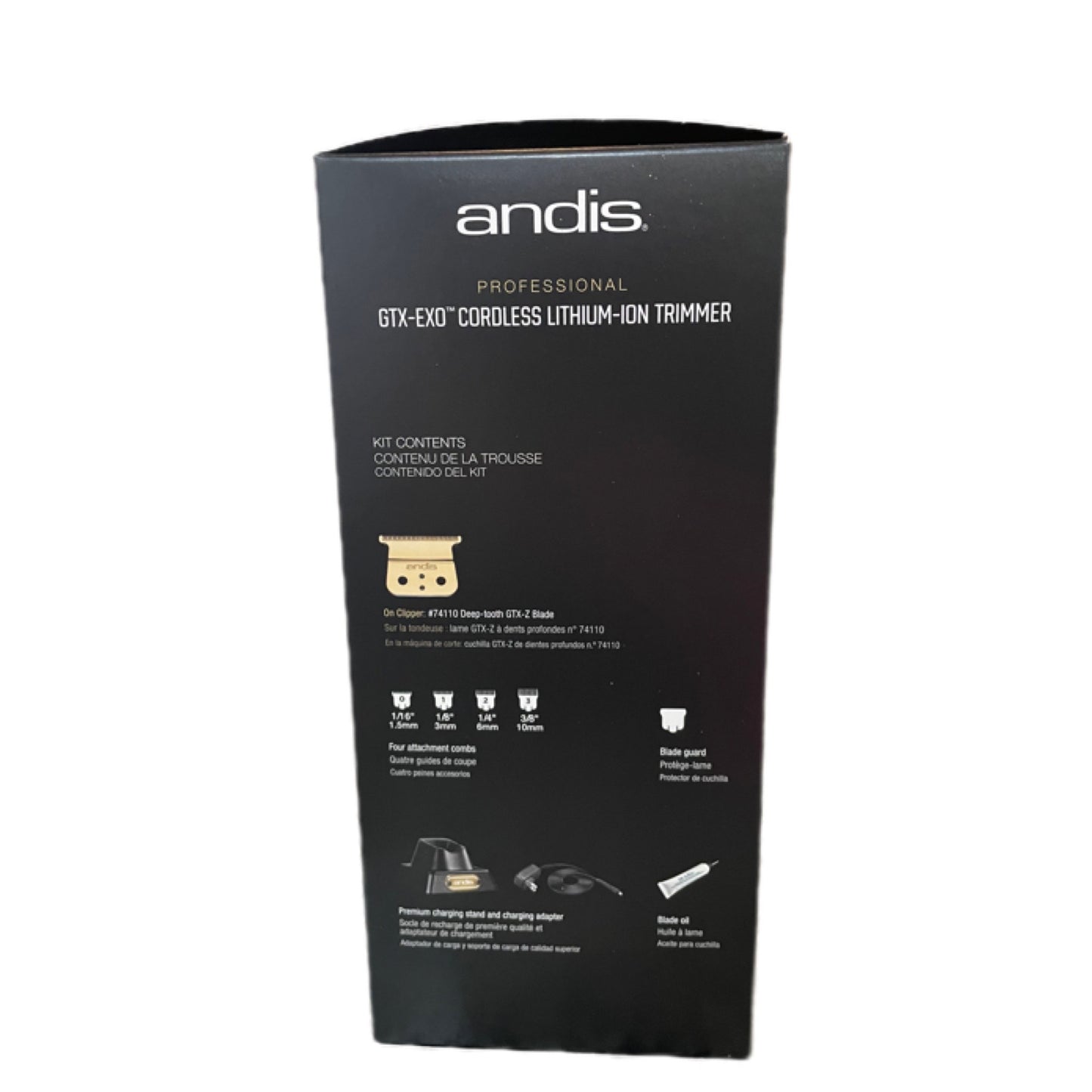 Andis GTX EXO Cordless Trimmer Box