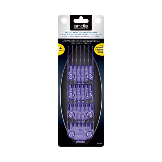 Andis Master Magnetic Comb Set Large 4 Piece