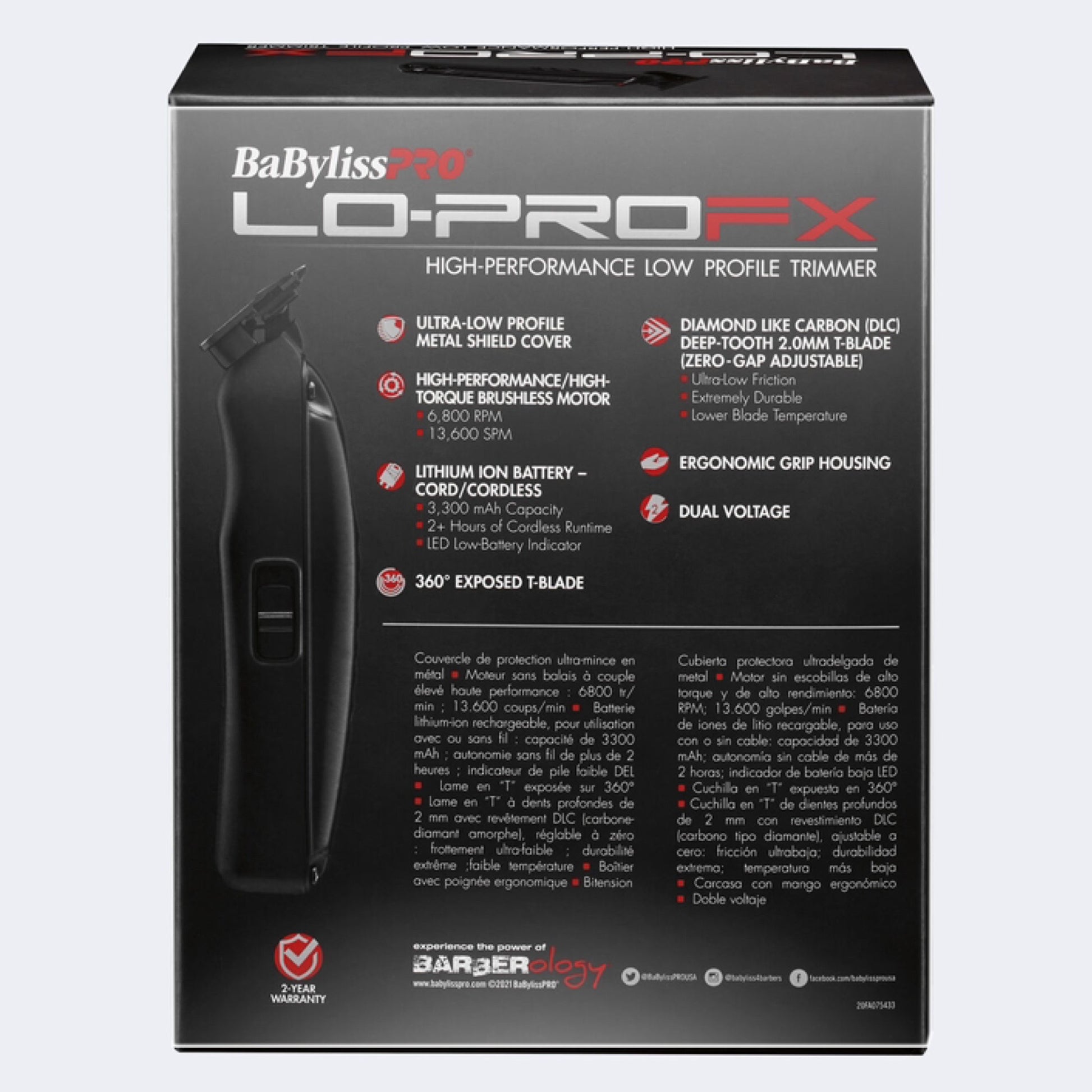 BabylissPro Lo Pro FX Trimmer Box
