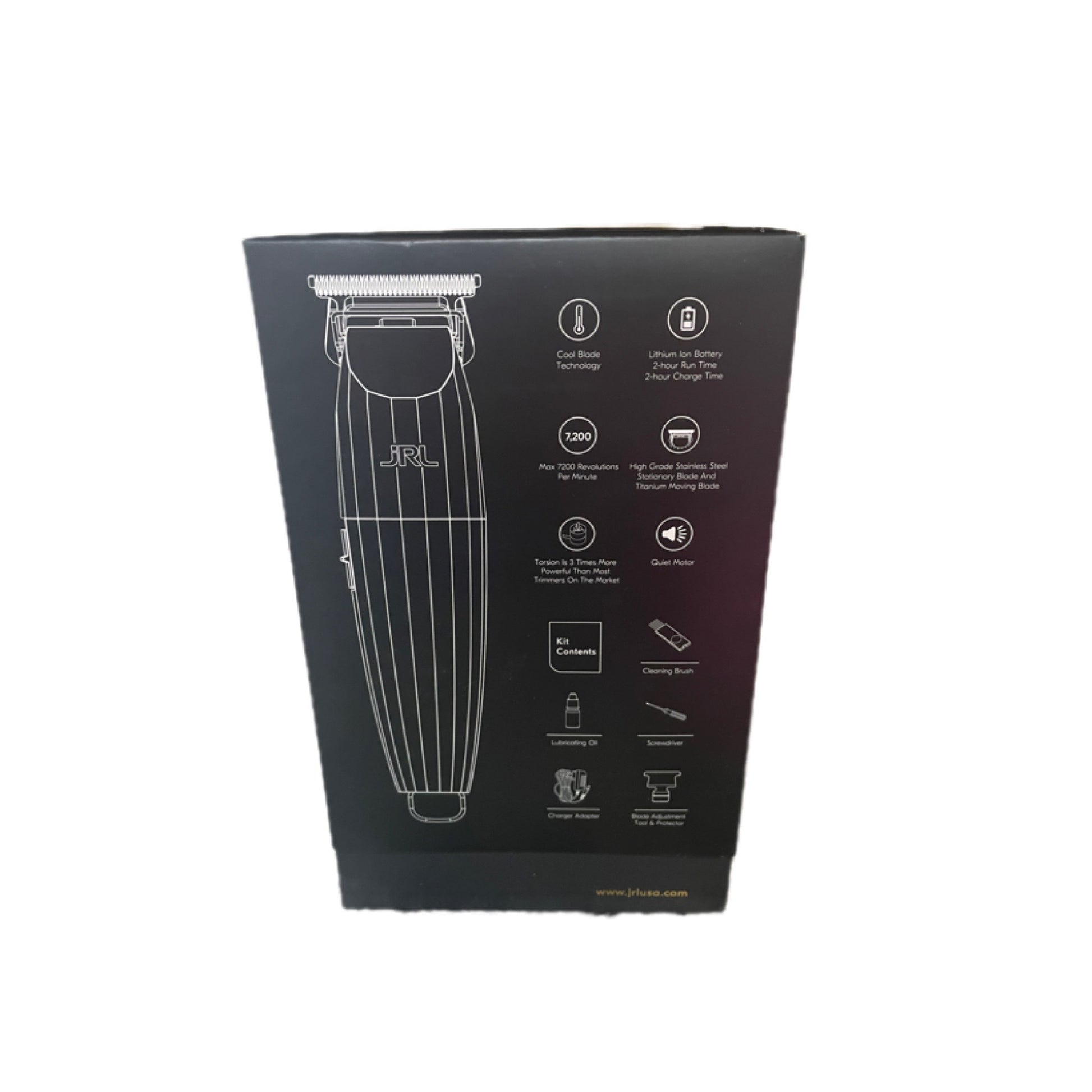 JRL Gold Trimmer Back of Box