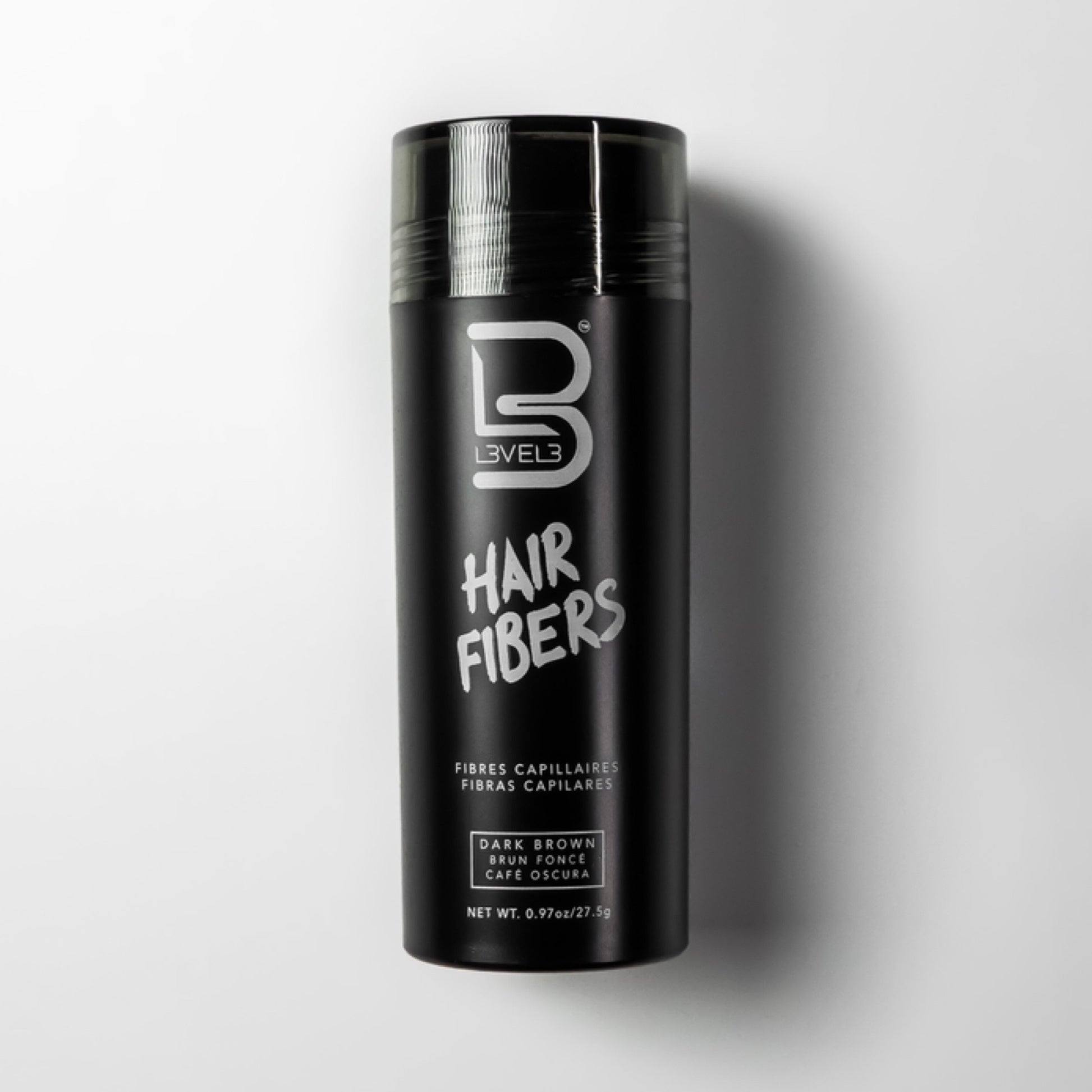 L3VEL3 Hair Fibers Dark Brown