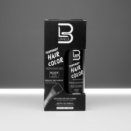 L3VEl3 Temporary Hair Color Black Box